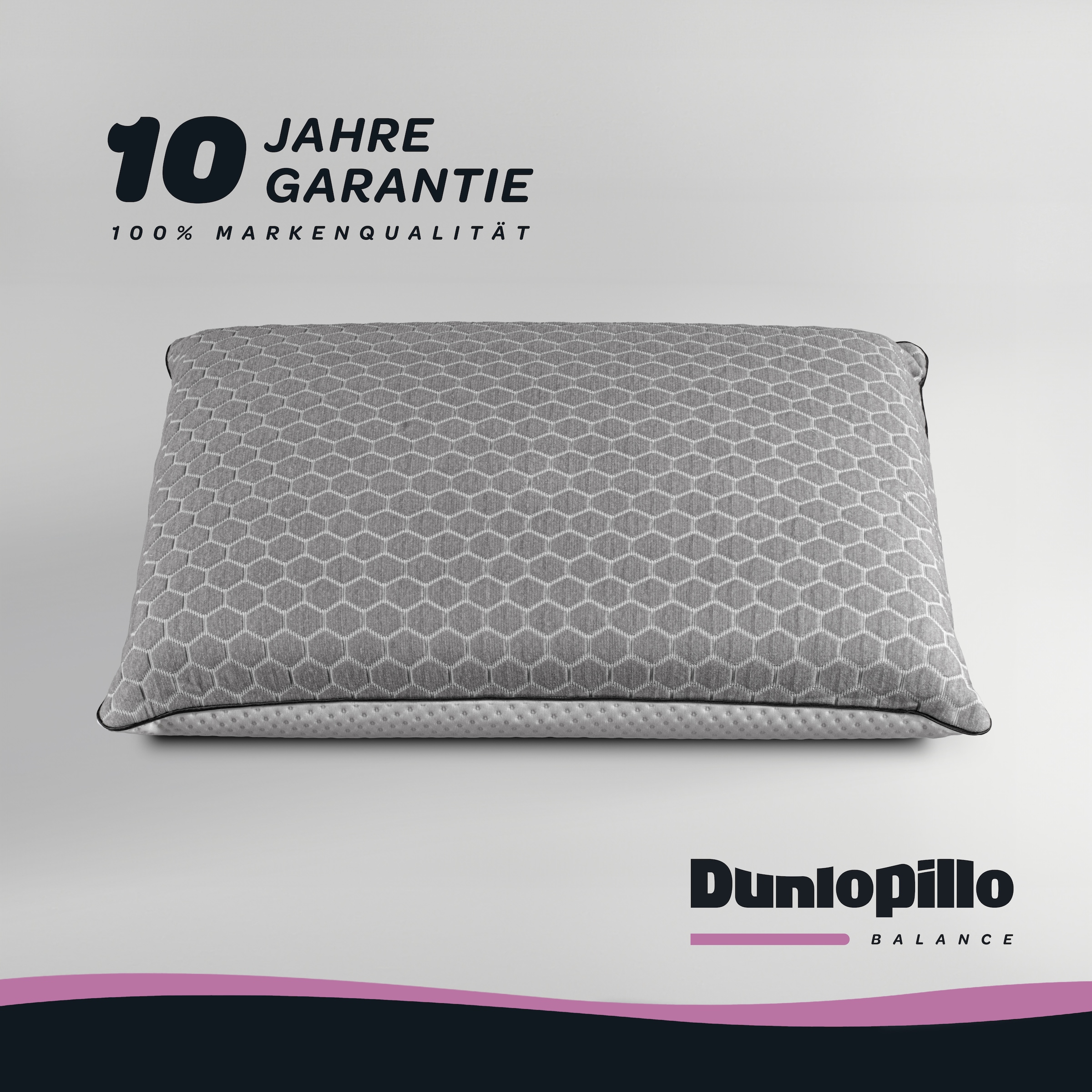 Dunlopillo Nackenstützkissen »Climate Control, NEUHEIT, in 40cm x 60cm x 13cm, Made in EU« Füllung: Viskoschaum 1 Stk. tlg. Temperaturregulierendes Visko-Nackenstützkissen