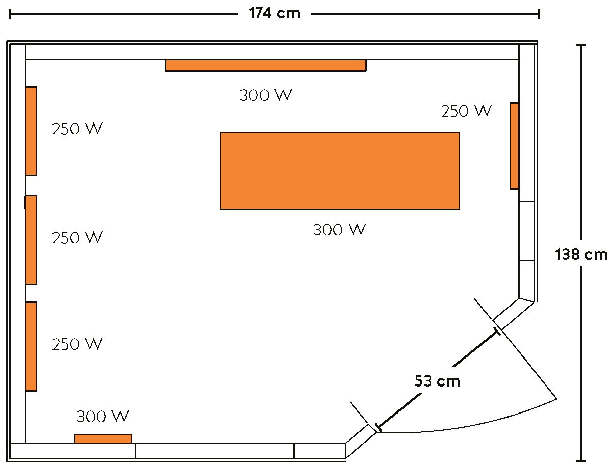 Sanotechnik Infrarotkabine »OPTIMAL«, für 2 Personen
