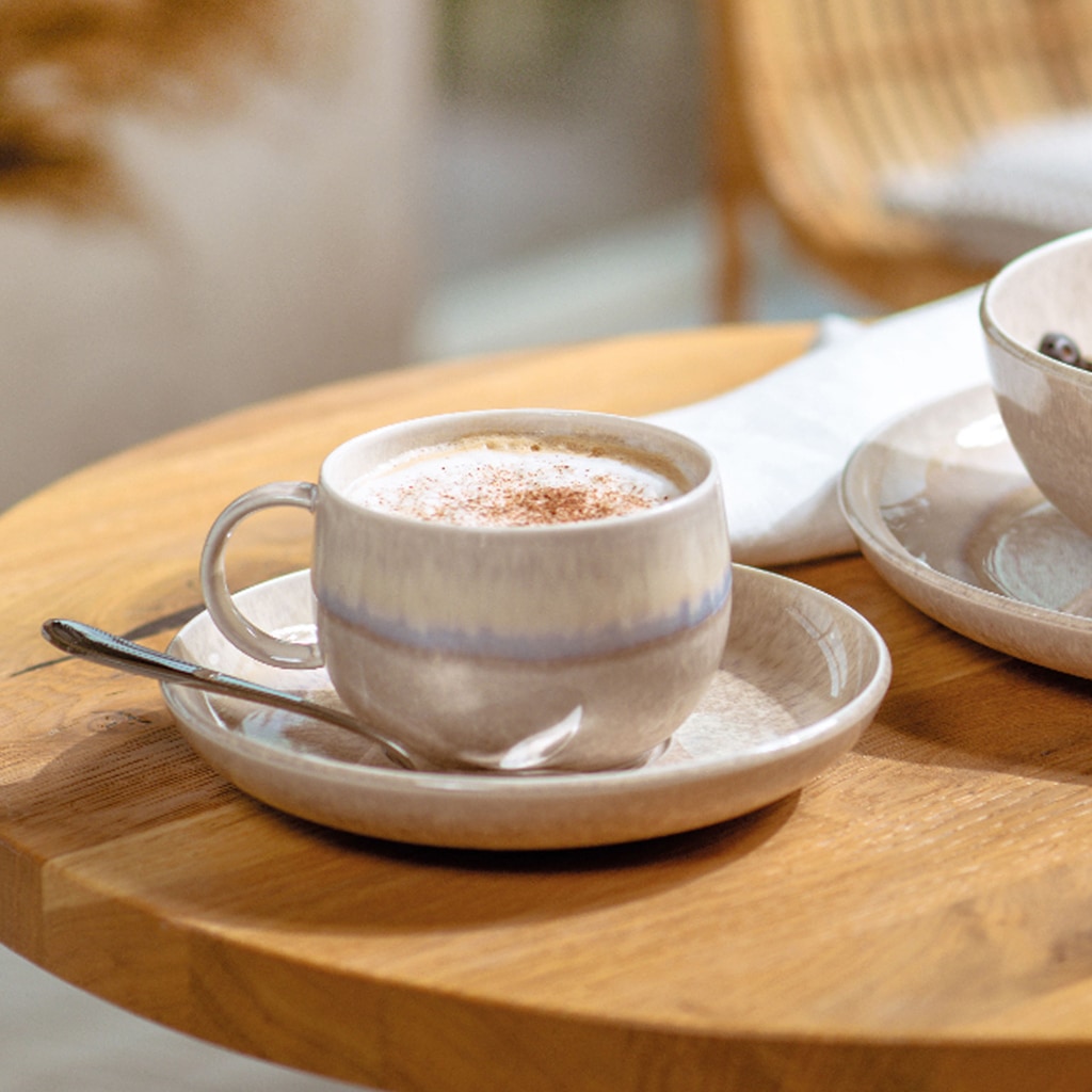 like. by Villeroy & Boch Tasse »Kaffeetassen Perlemor Sand 190 ml 6er Set beige«