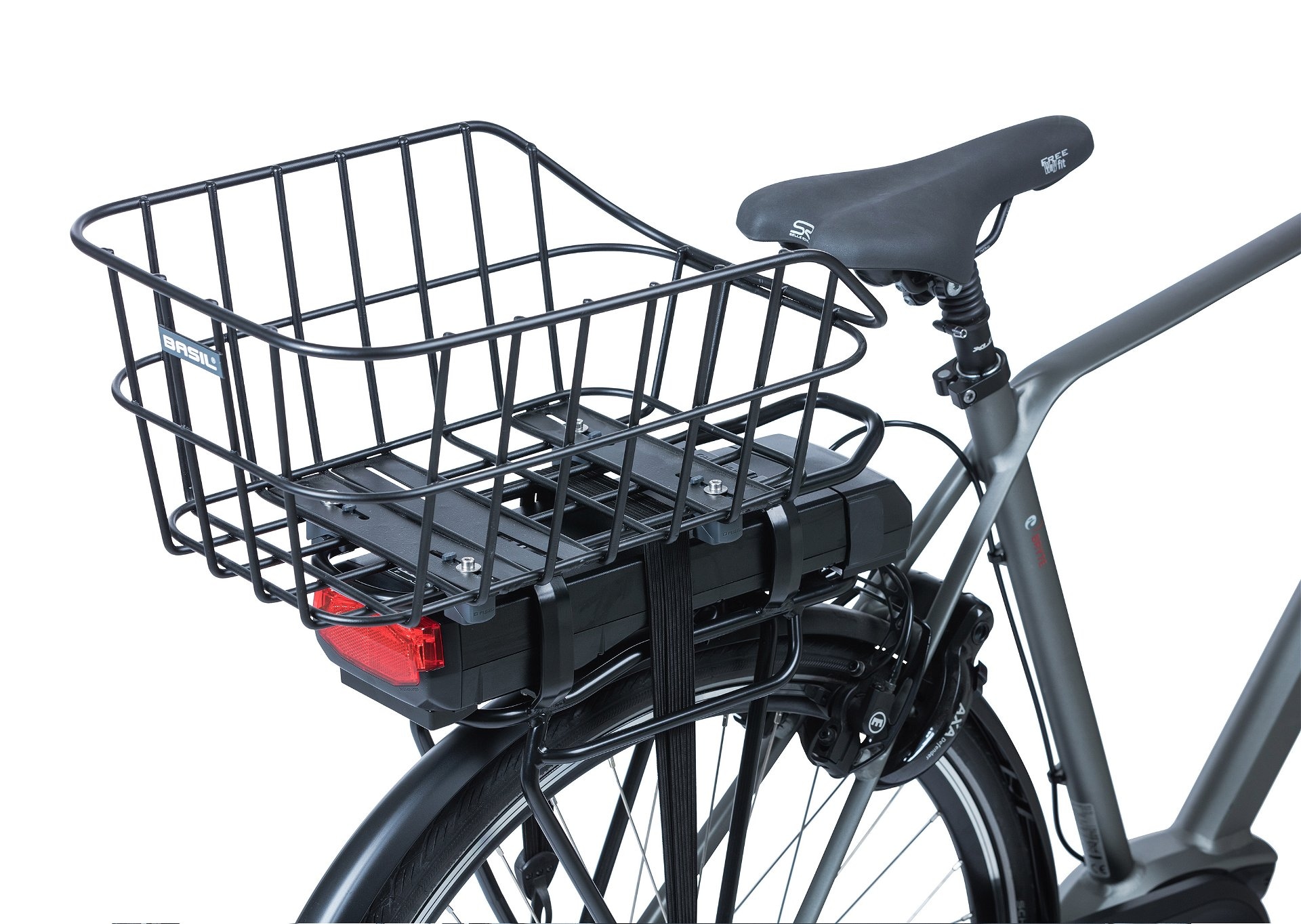 Basil Fahrradkorb »Hinterradkorb "Cento Aluminium WSL"«