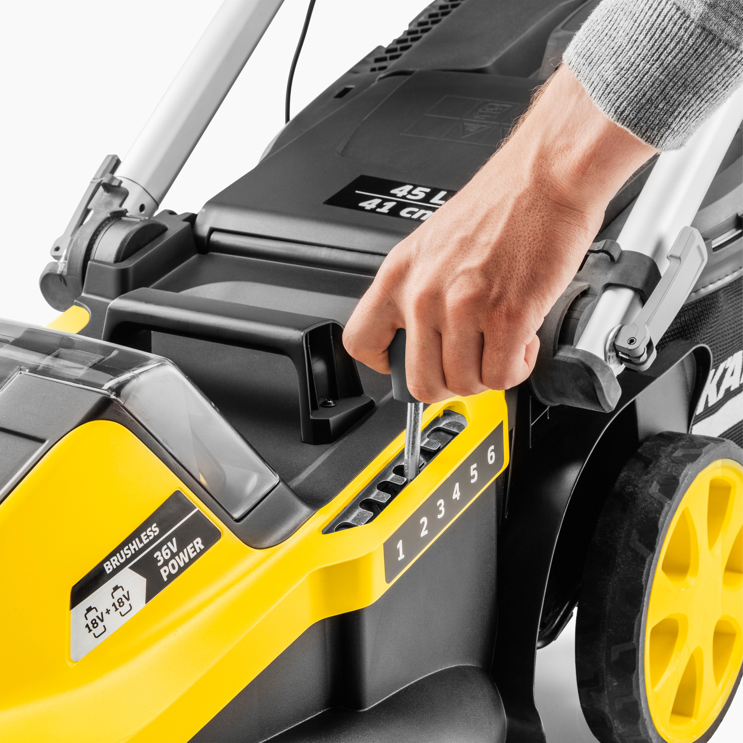 KÄRCHER Akkurasenmäher »LMO 5-18 Dual Battery Set«, inkl. Akkus und Ladegerät
