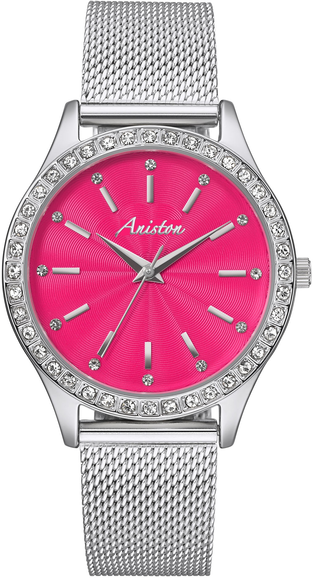 Aniston JEWELRY & WATCHES Quarzuhr, Armbanduhr, Damenuhr, Schmucksteine, neue Kollektion