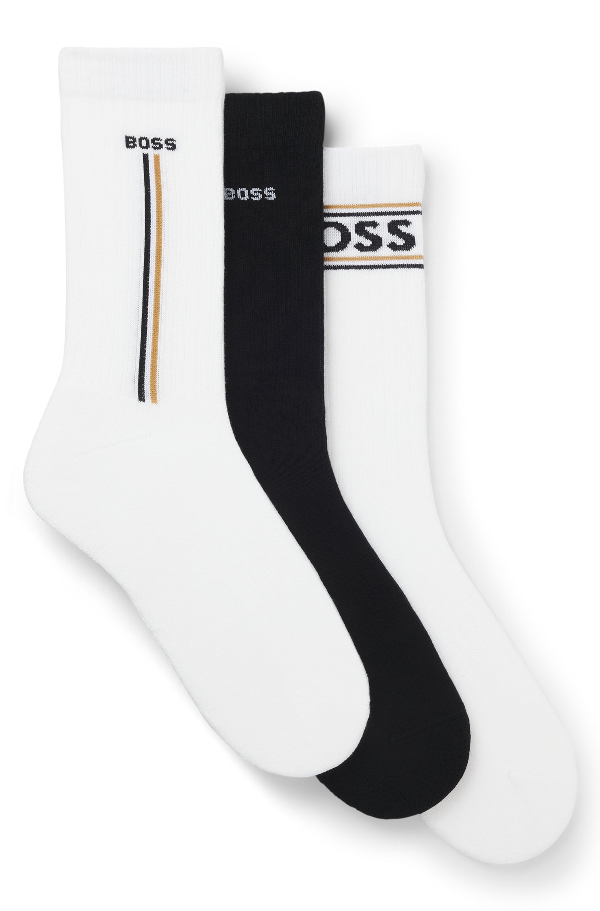 BOSS Socken »Giftset Iconic« 3 Paar tlg. Neuheit, in Geschenk-Box, verstärkte Zehen- und Fersenpartie