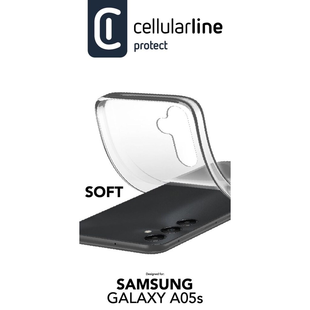 Cellularline Handyhülle »Soft Case für Samsung Galaxy A05s 5G«
