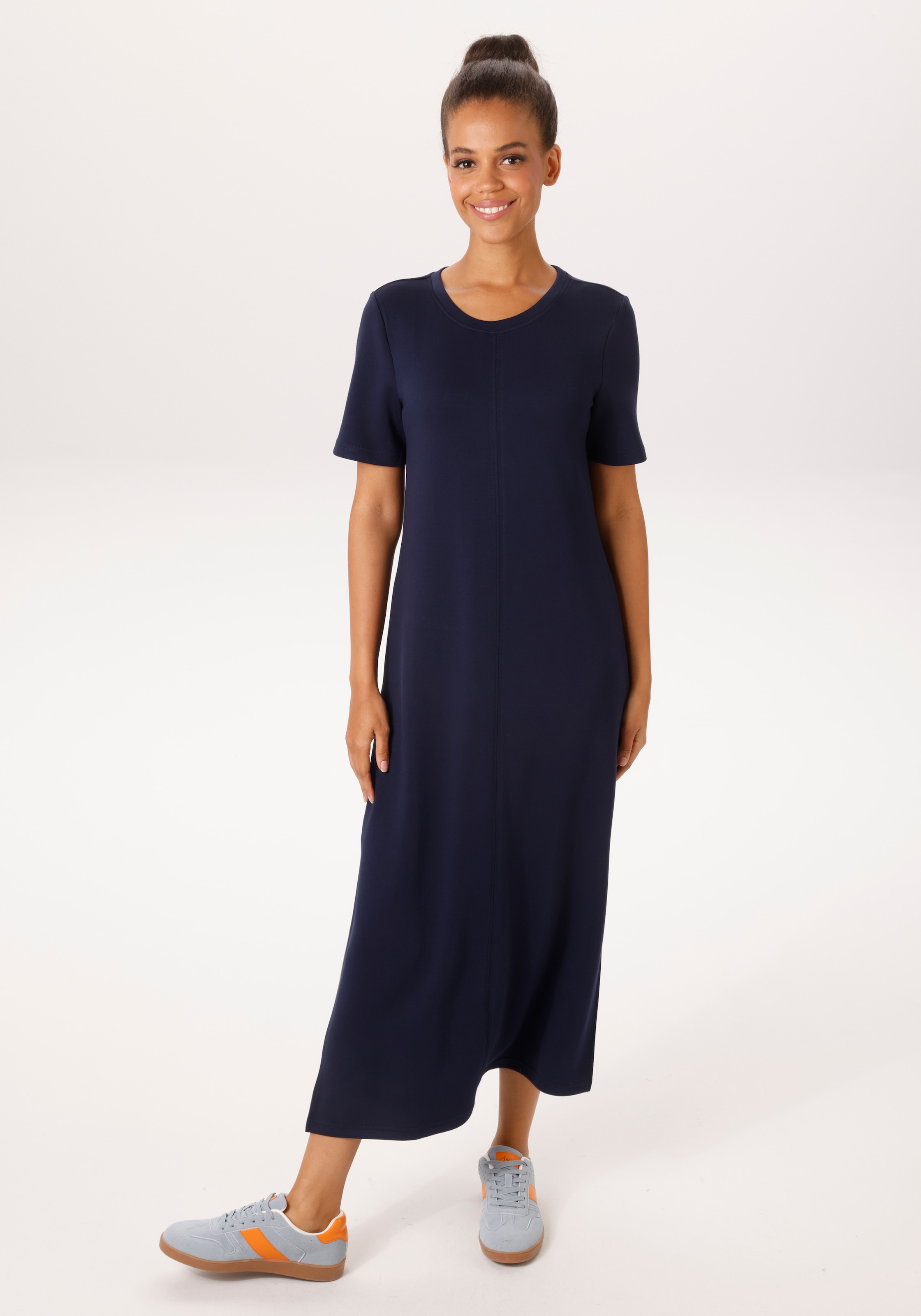 Aniston CASUAL Maxikleid mit Seitenschlitzen