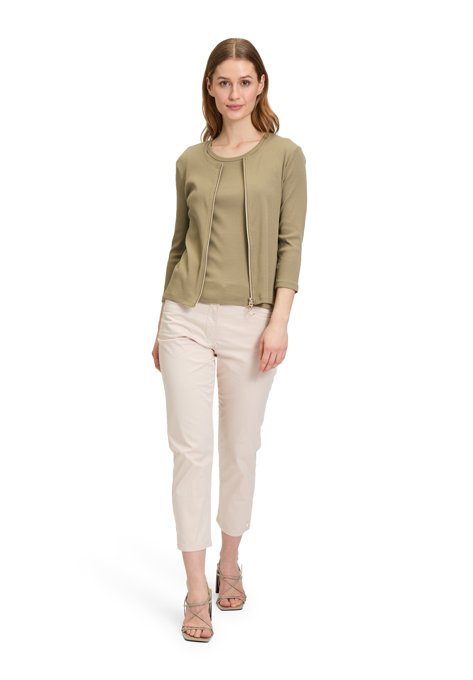 Betty Barclay 3/4-Arm-Shirt »Shirtjacke mit Rippenstruktur«