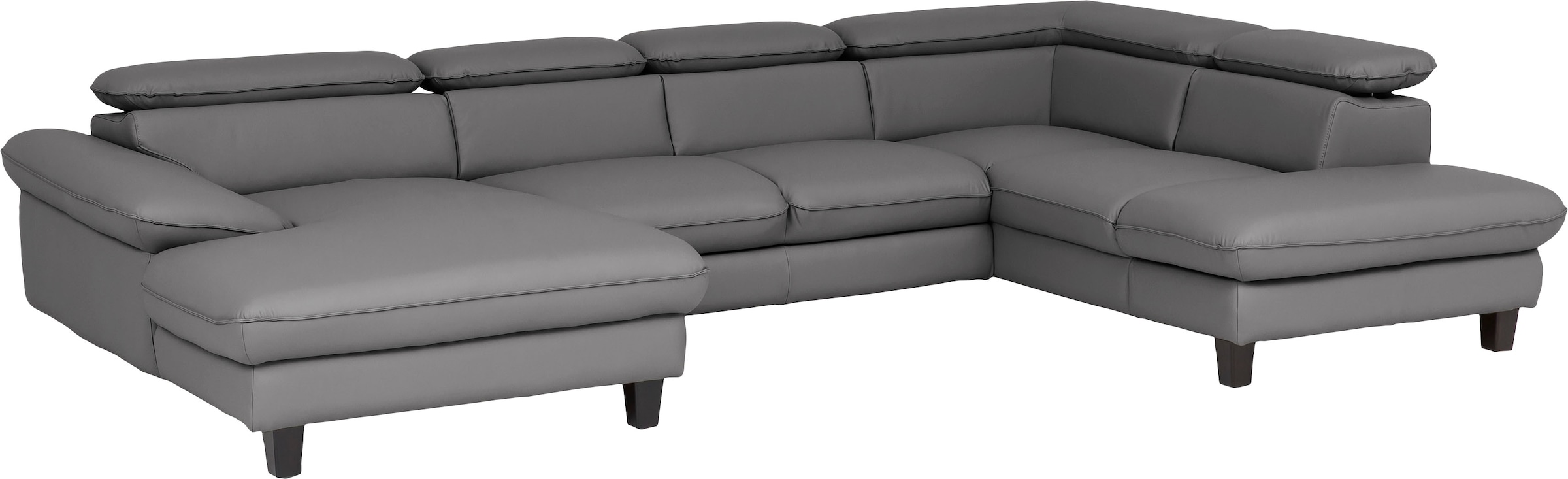 Home affaire Wohnlandschaft »Pilot U-Form« mit Kopfteilverstellung, wahlweise mit Bettfunktion & Bettkasten