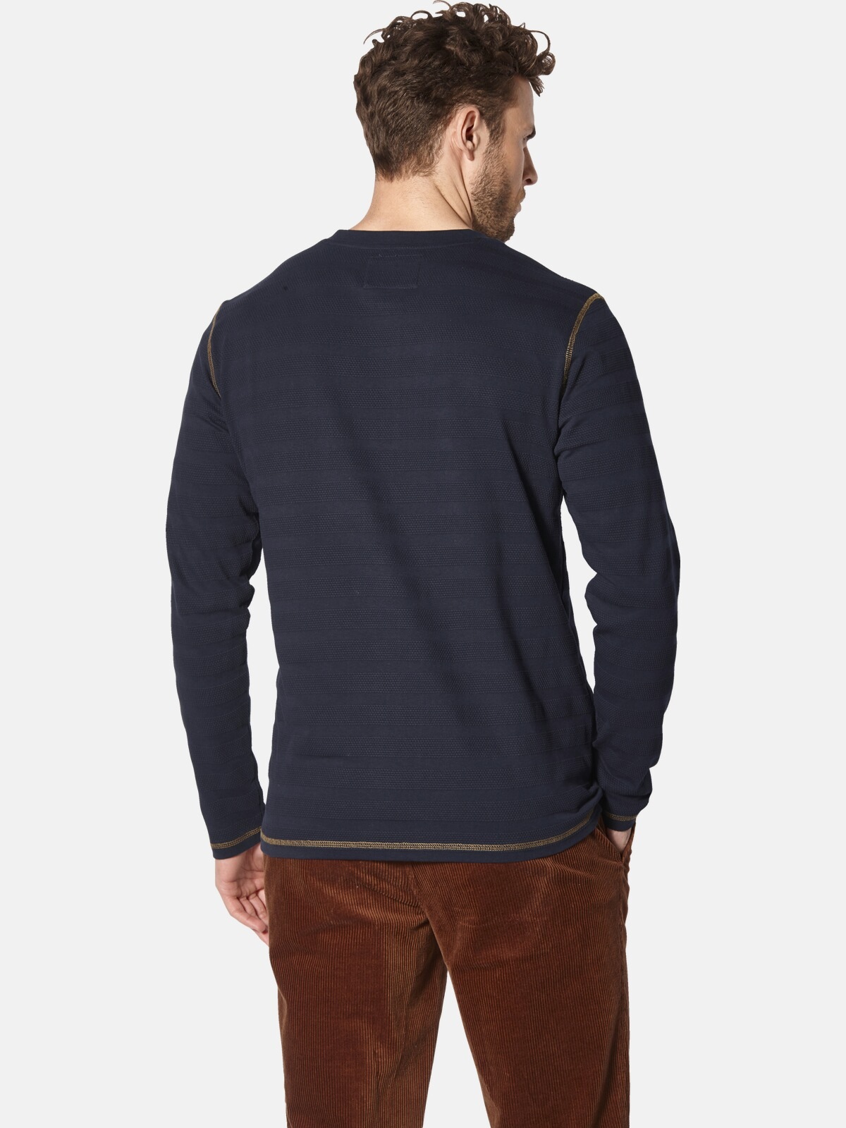 Babista Langarmshirt »Langarmshirt LUIMONO«, im dezenten Jacquardmuster