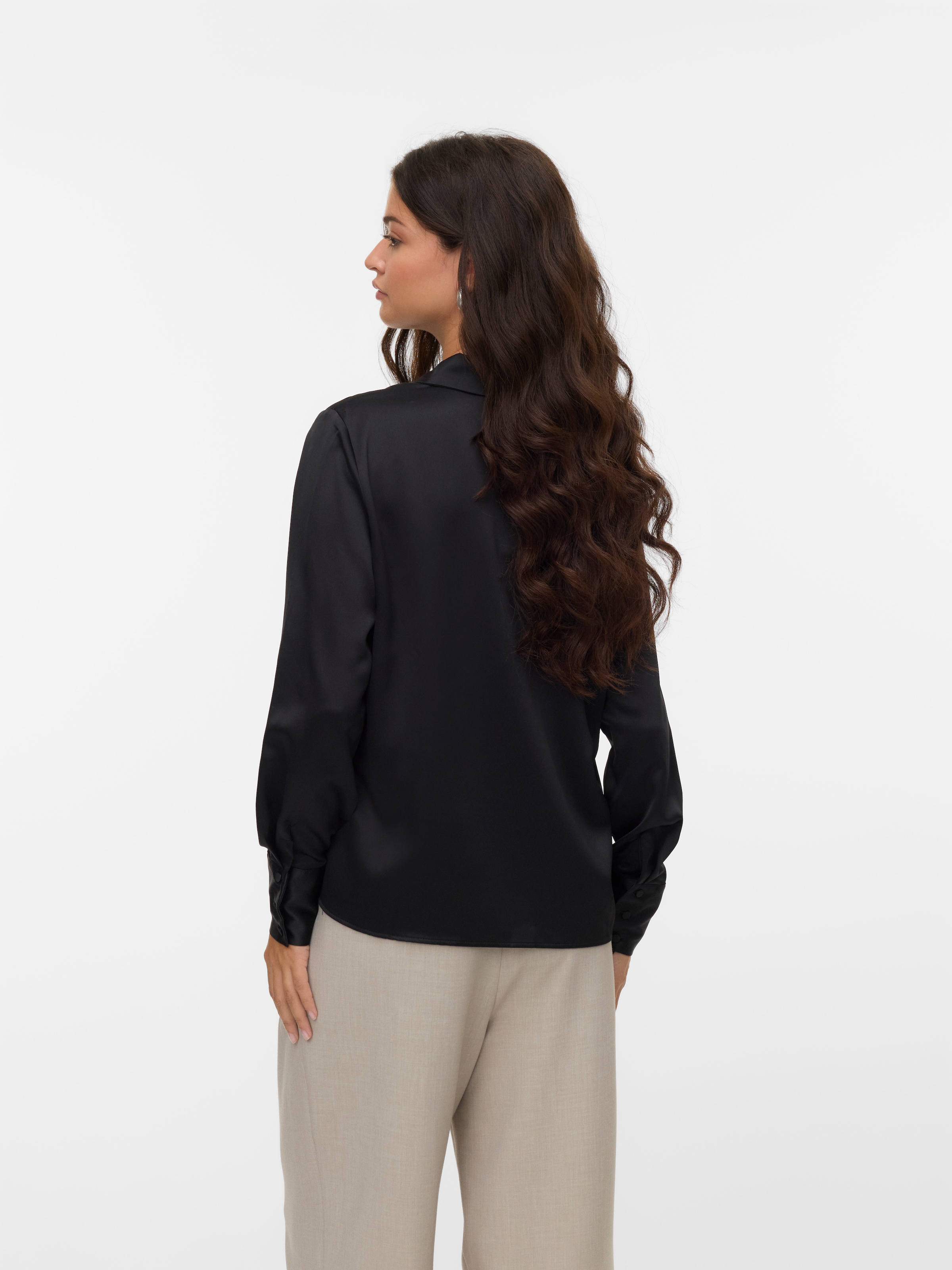 Vero Moda Langarmbluse »VMMERLE LS SHIRT WVN GA NOOS«