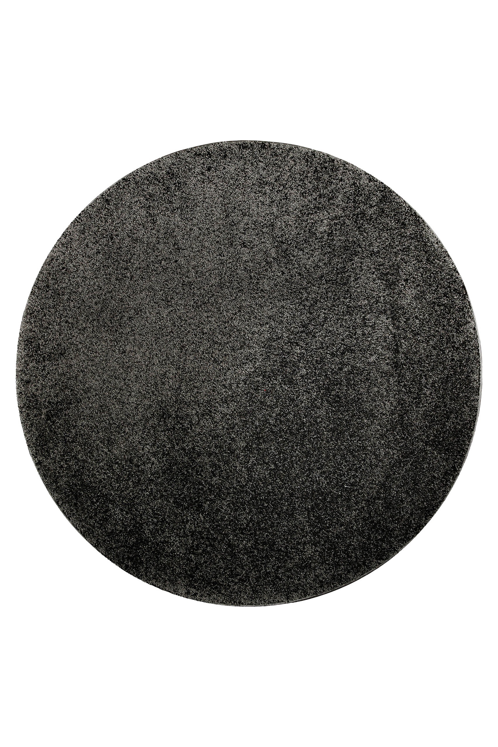 Wecon home Hochflor-Teppich »Manta«, rund, 25 mm Höhe, Langflor, maschinell gewebt, robust, Wohn- & Schlafzimmer, einfarbig