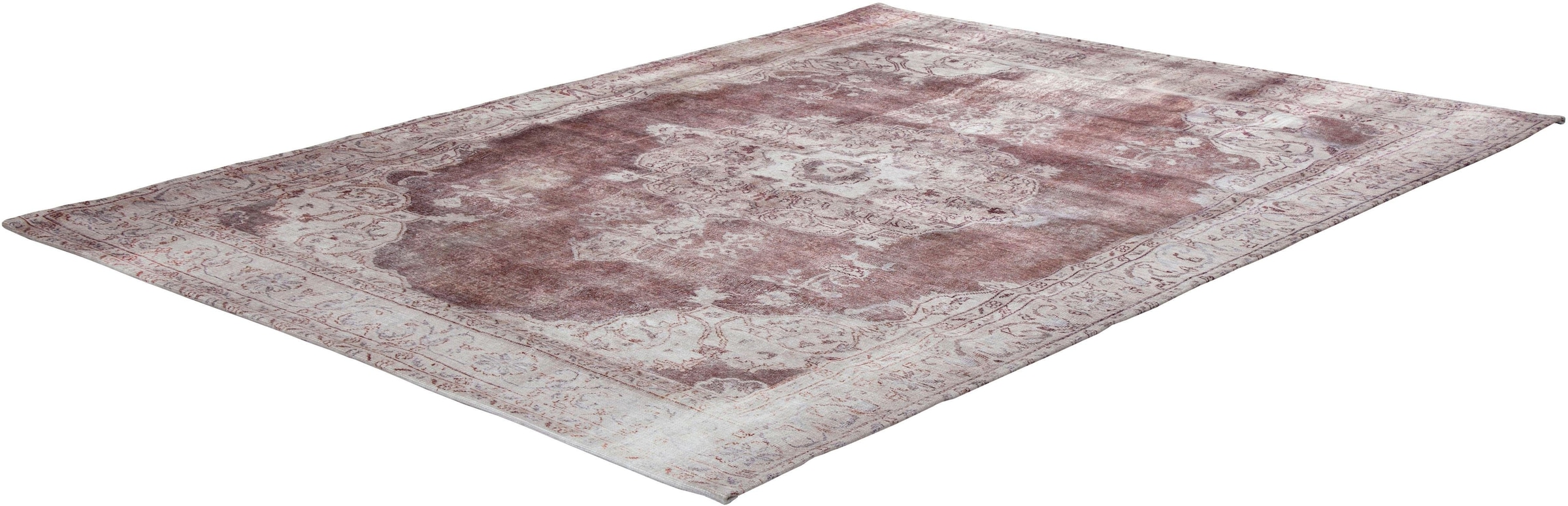 my home Teppich »Rayan« rechteckig 9 mm Höhe Orient-Design, Vintage, Kurzflor, Teppich mit Bordüre