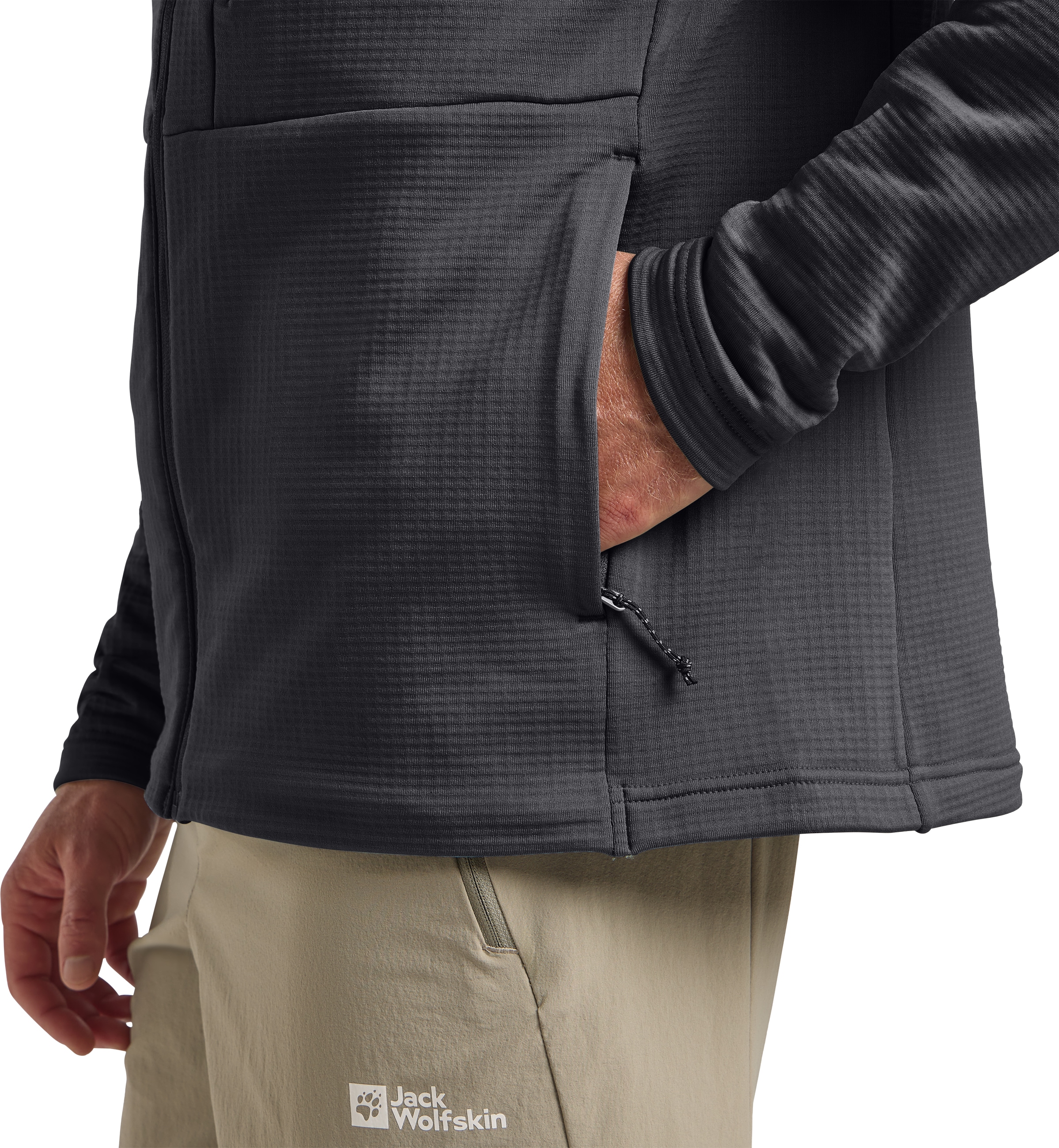 Jack Wolfskin Fleecejacke »KOLBENBERG HOODED FZ M«