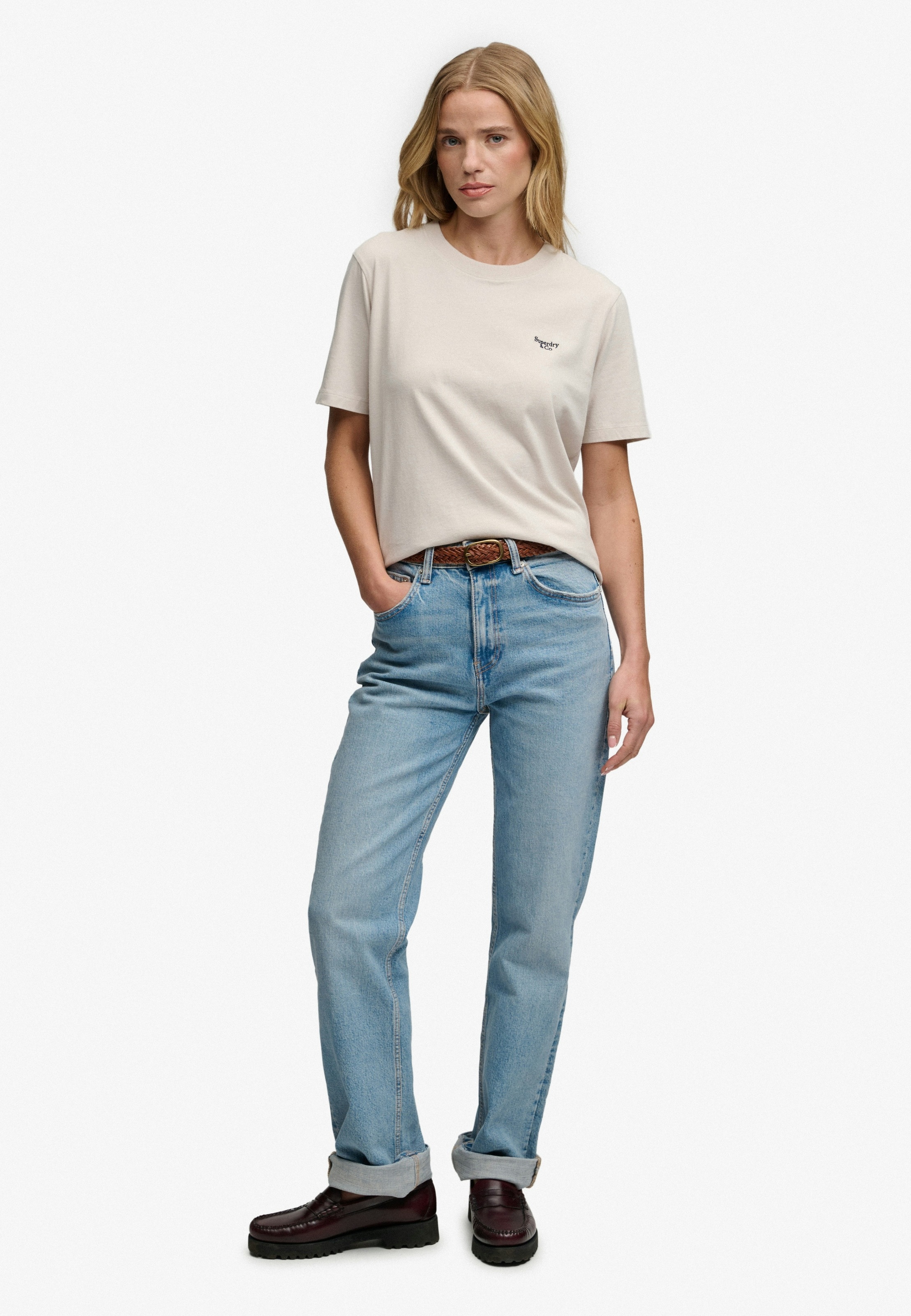 Superdry T-Shirt »SIGNATURE EMB TEE« Baumwolle, relaxed fit
