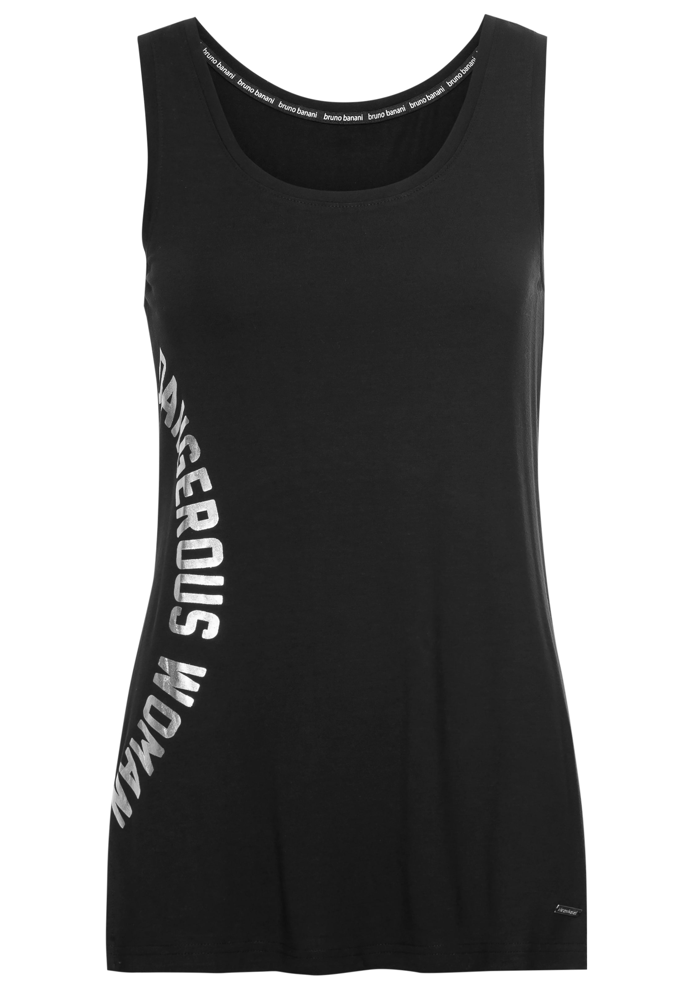 Bruno Banani Tanktop, asymetrischer Druck