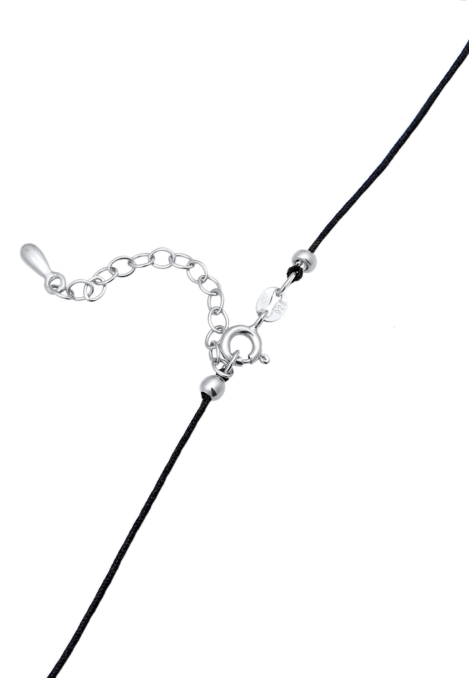 Elli Choker »Halskette Choker Blitz Nylonkette 925 Silber«