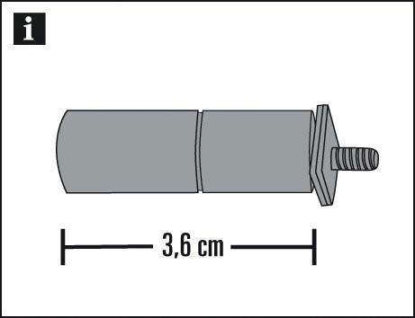 GARDINIA Gardinenstangenhalter »Deckenträger kurz«, (1 St.), Serie  Einzelprogramm Chicago Ø 20 mm