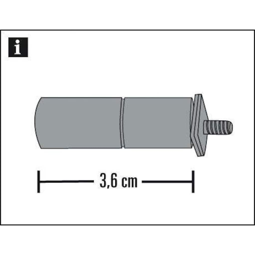 GARDINIA Gardinenstangenhalter »Deckenträger kurz«, (1 St.)