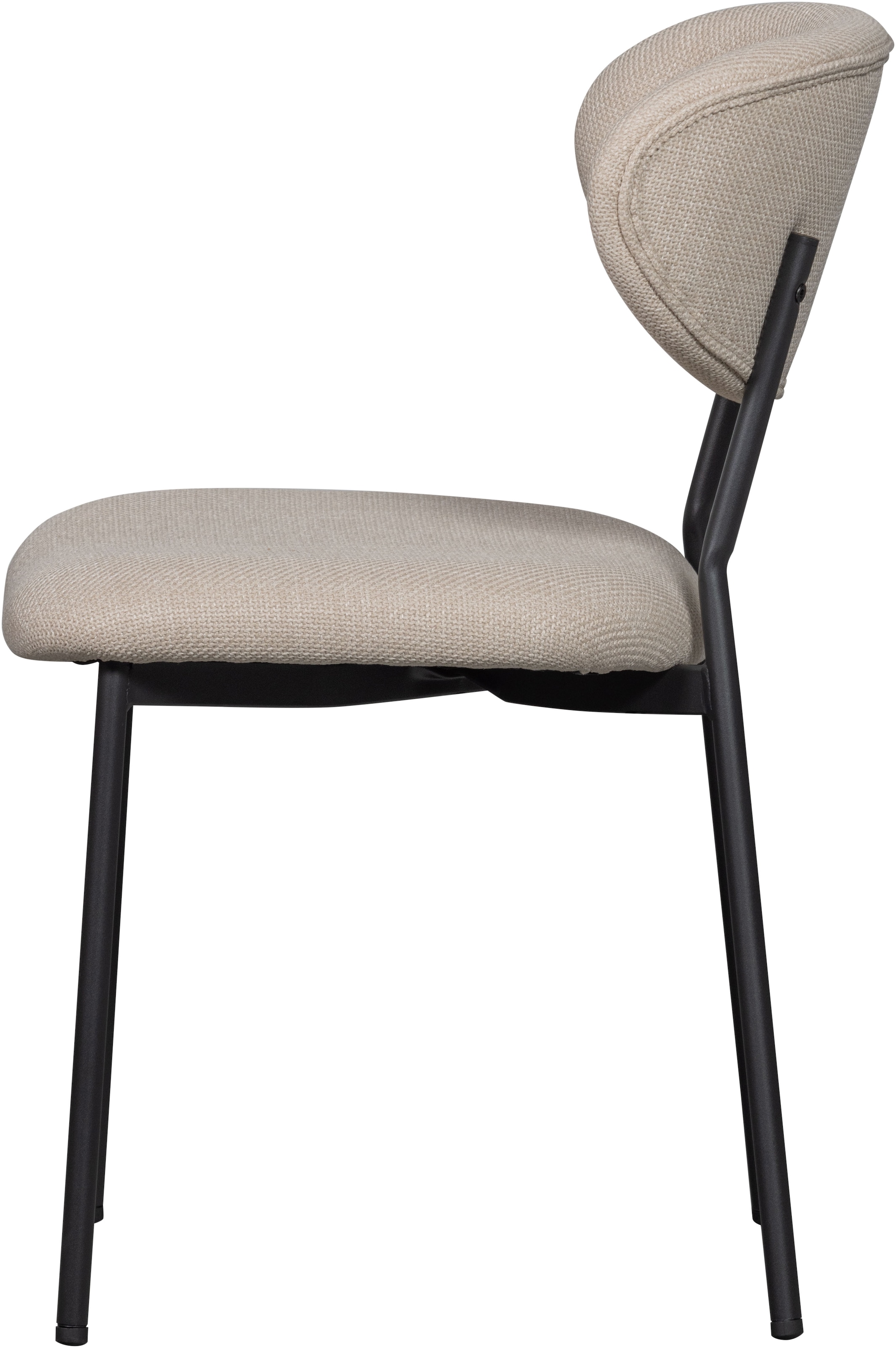 WOOOD Esszimmerstuhl »Kjeld« (Set) 2 Stk.gepolstert mit gewebten Stoff, Höhe 79 cm