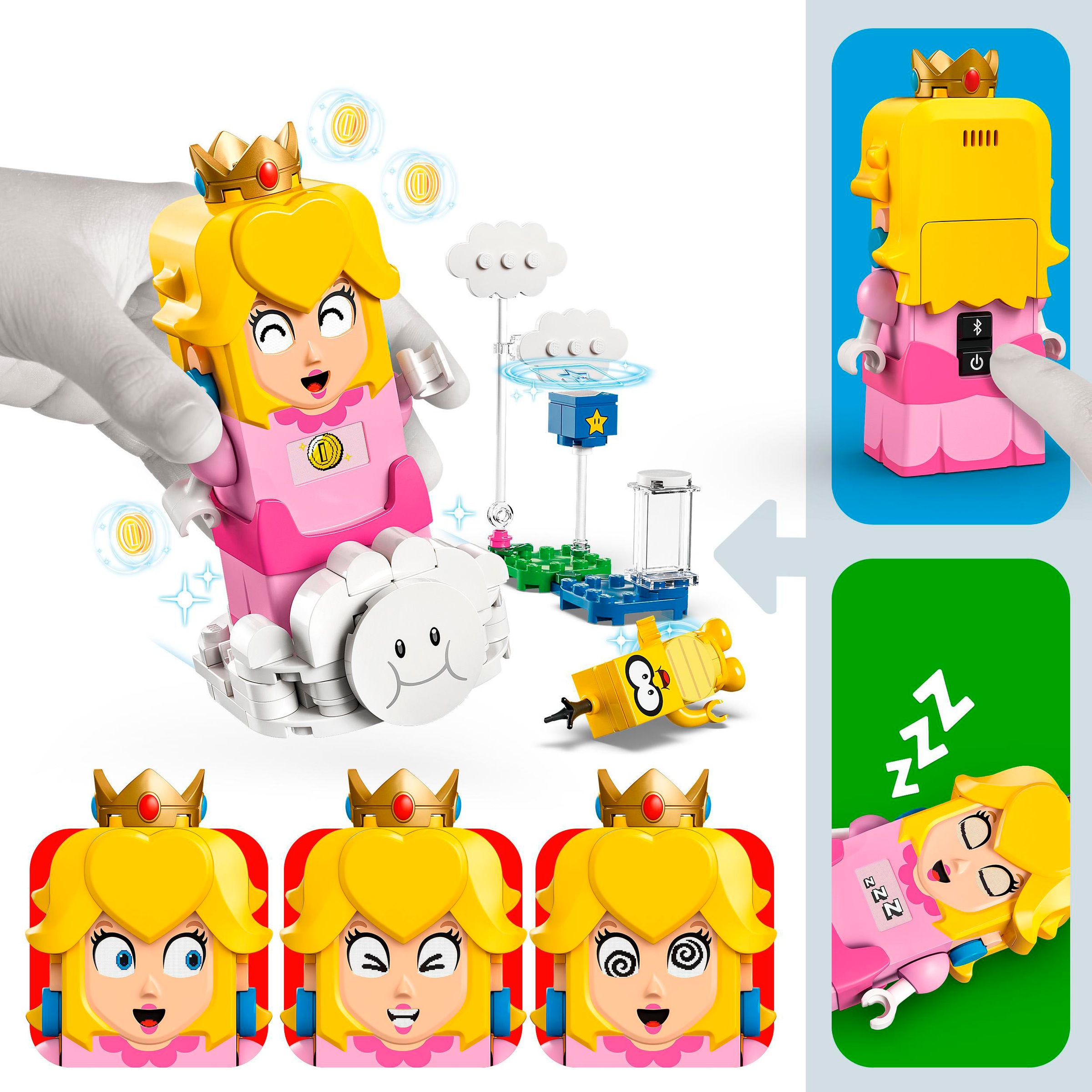 LEGO® Konstruktionsspielsteine »Abenteuer mit der interaktiven LEGO® Peach™ (71441), LEGO Super Mario«, (208 St.), Made in Europe