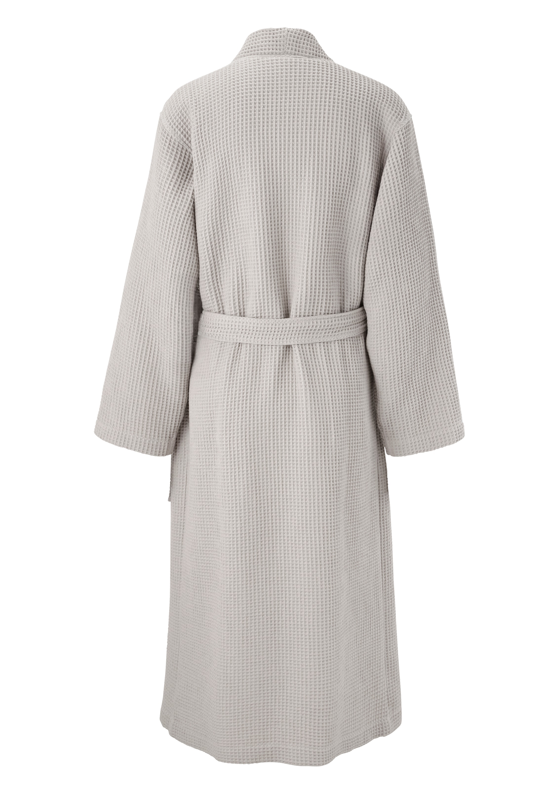 OTTO home Unisex-Bademantel »Inga, Waffelpiqué, leicht, ideal für Sauna & Spa, Hotelbademantel« 1 Stk. kleines Packmaß, Taschen, Damen & Herren, S-3XL, Morgenmantel