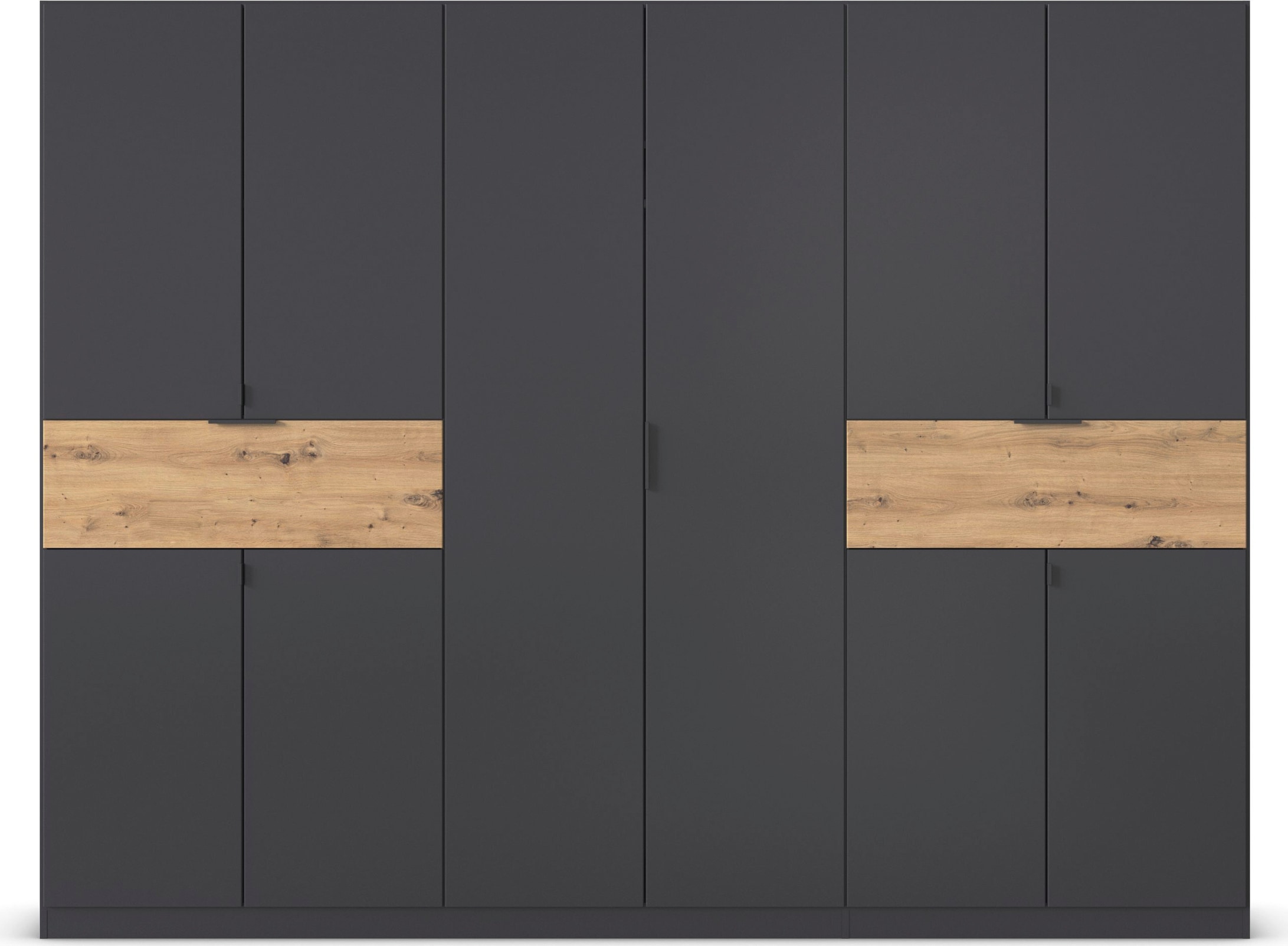 rauch Drehtürenschrank »Kleiderschrank Schrank Garderobe Wäscheschrank TICAO«, (Schubladen in der Höhe variabel positionierbar), mit 2 geräumigen Schubladen, viel Stauraum MADE IN GERMANY