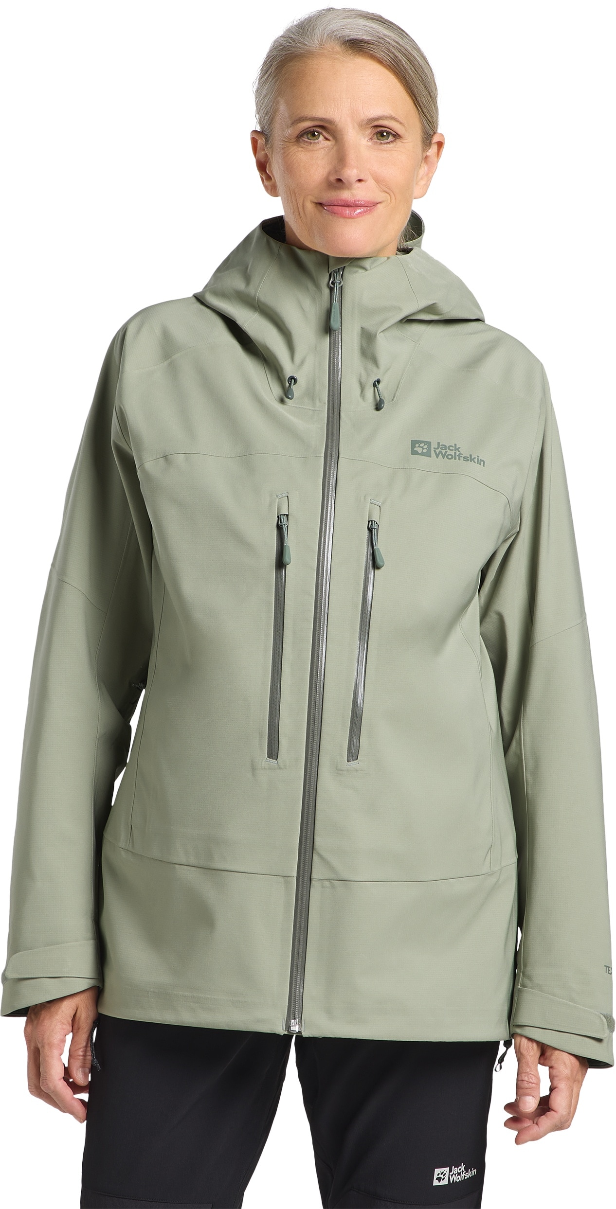 Jack Wolfskin Funktionsjacke »KAMMWEG 3L JKT W«, mit Kapuze