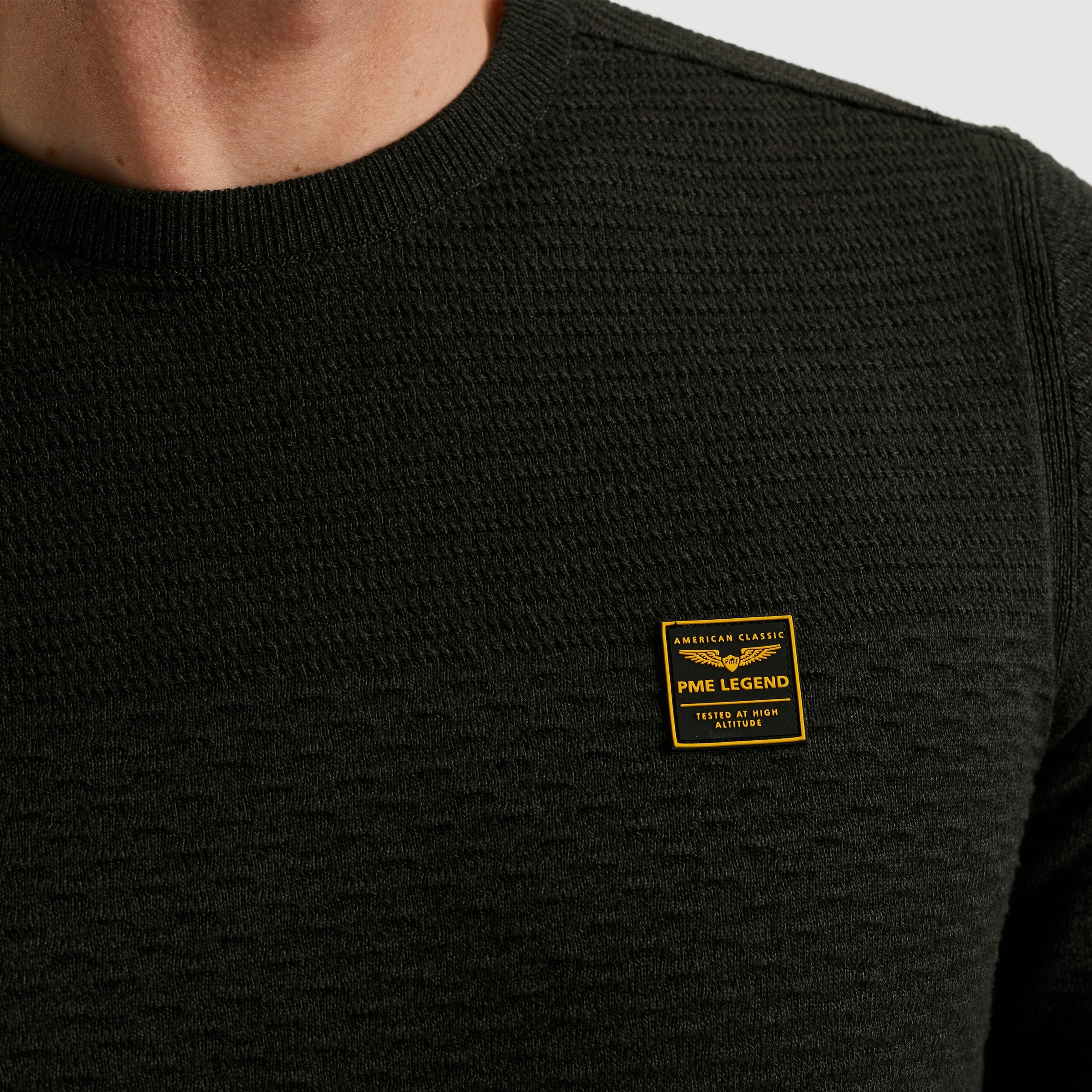 PME LEGEND Strickpullover mit Strick-Muster