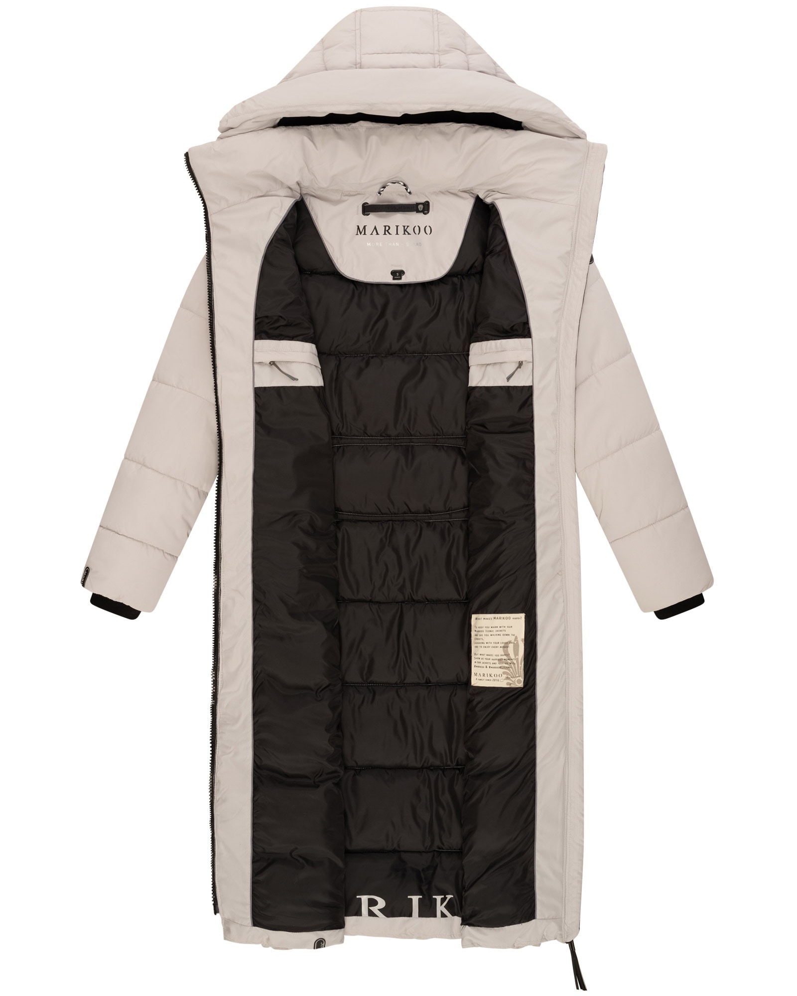 Marikoo Winterjacke »Marikoo Nadeshikoo XVI Damen lange Winter Steppjacke B985«
