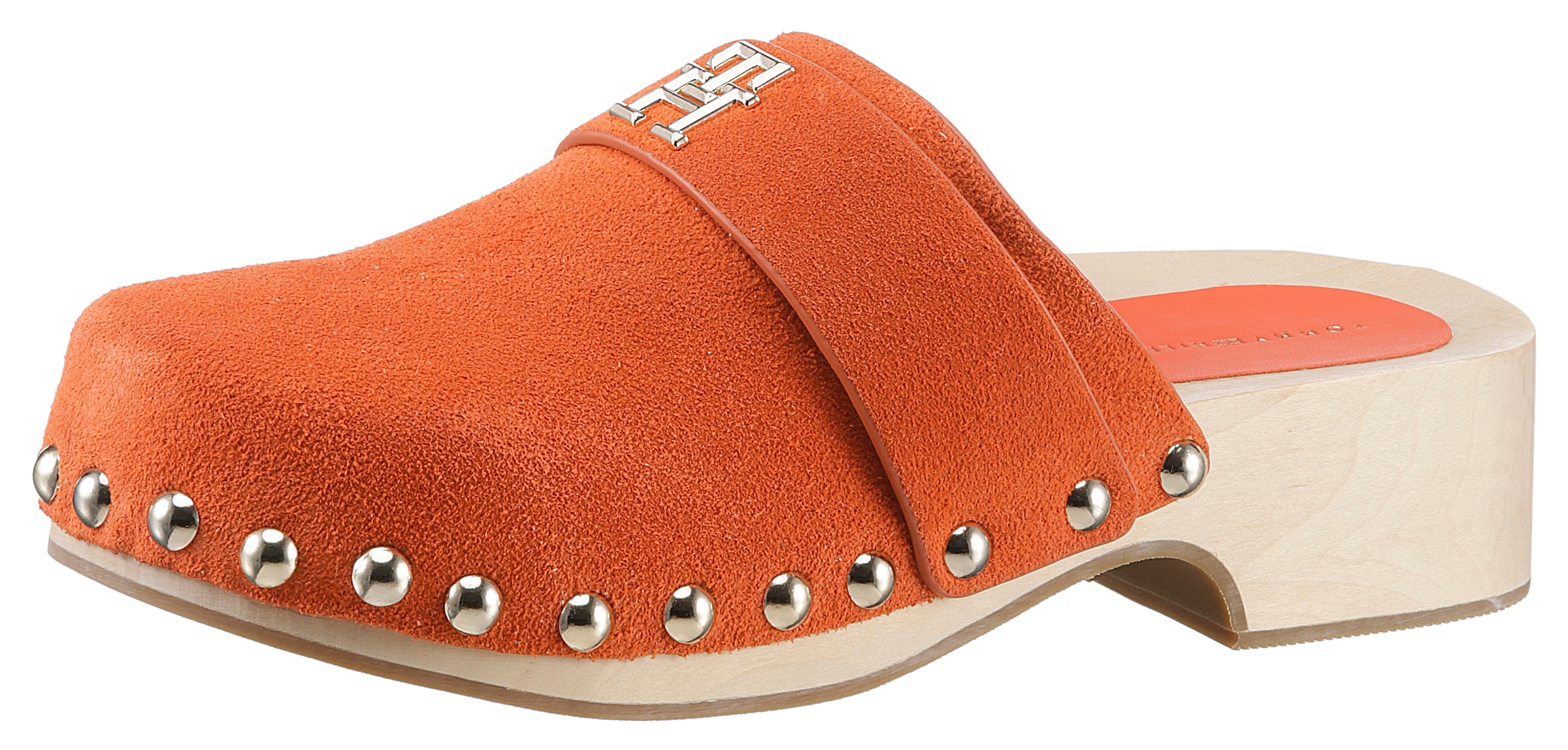 Clog »TH CLOG SUEDE«, mit glänzenden Nieten