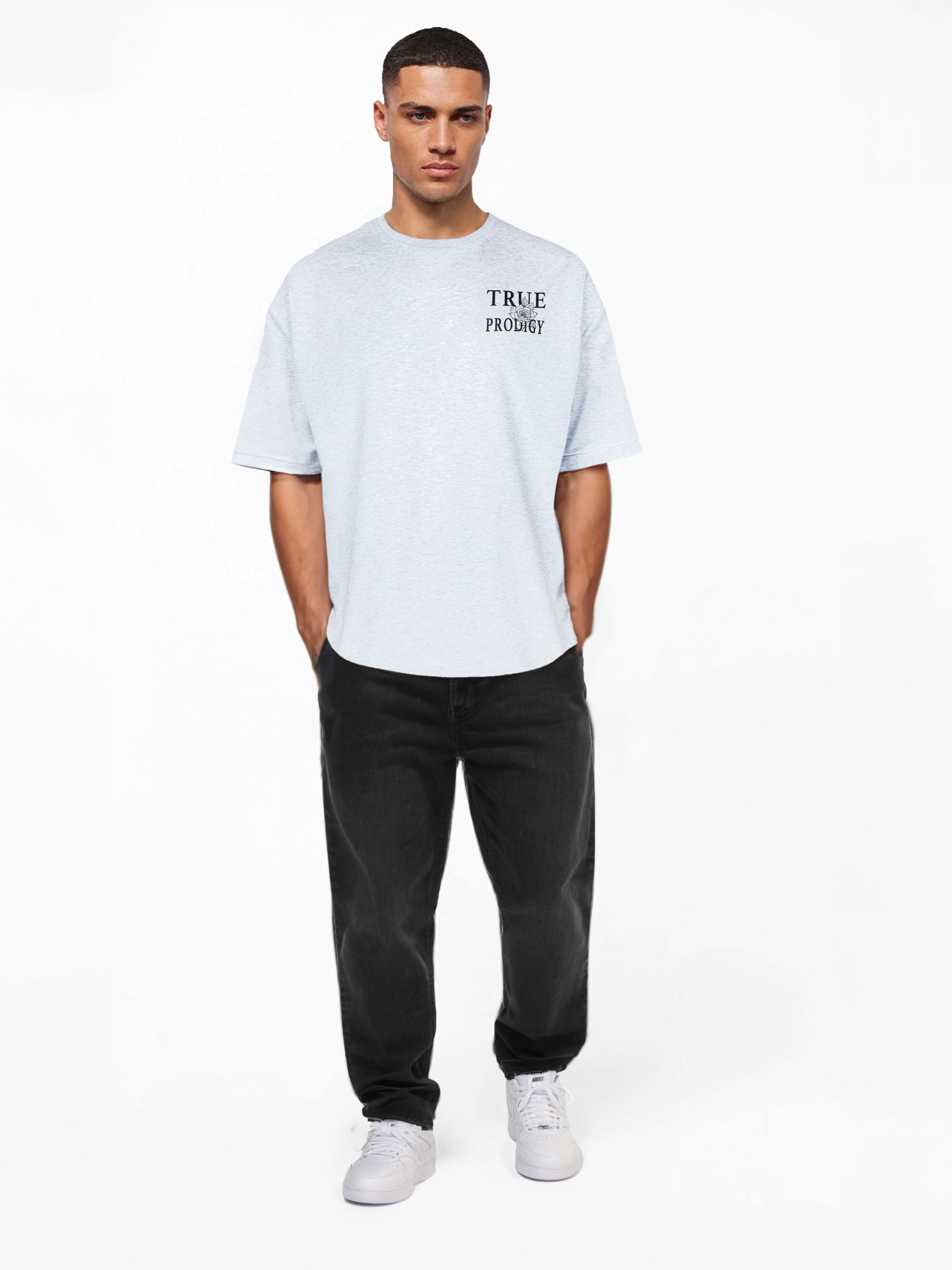 trueprodigy Oversize-Shirt »Alex Logo Print Oversized Rundhals«