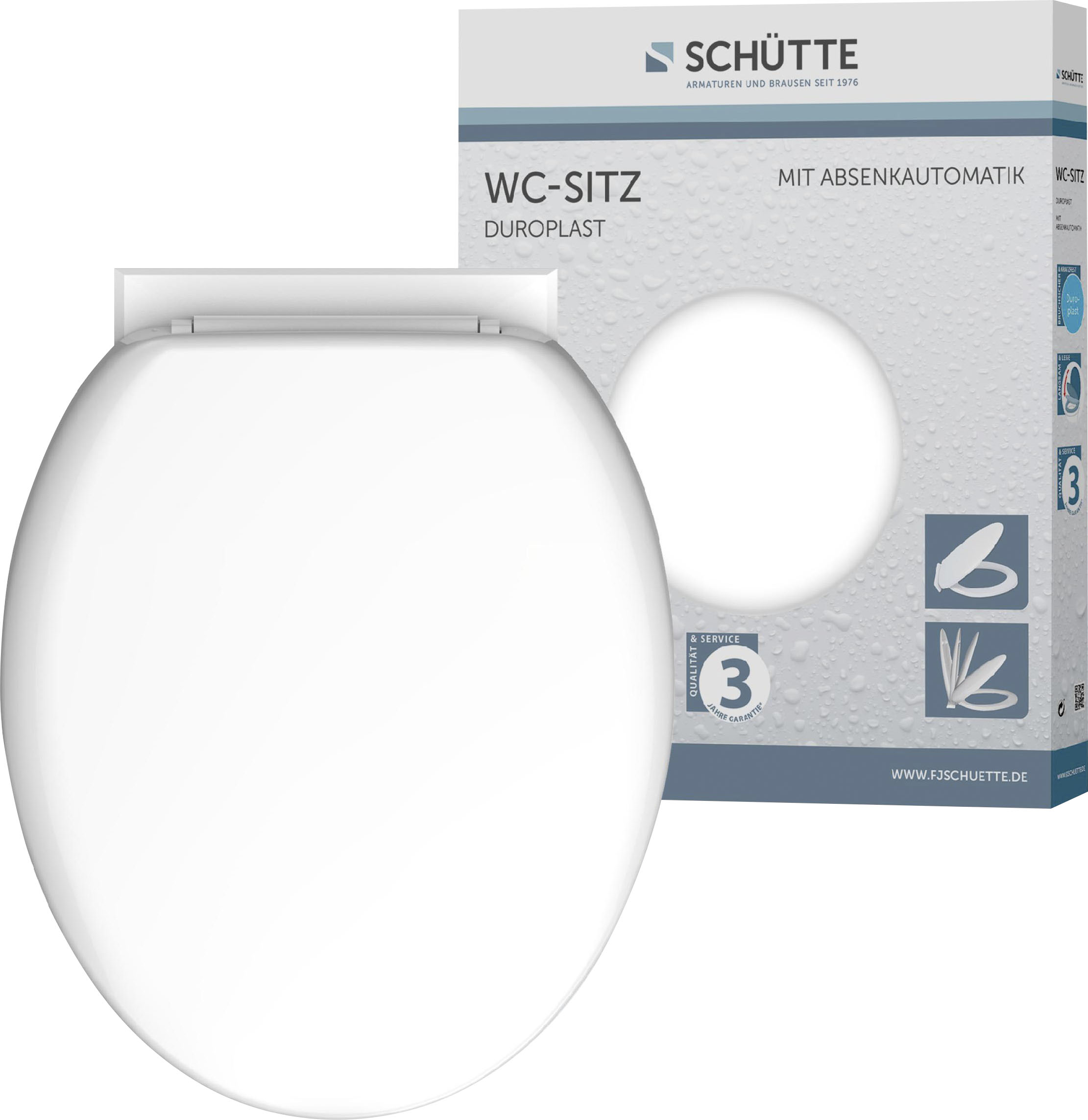 WC-Sitz »UNI«, Duroplast, Absenkautomatik