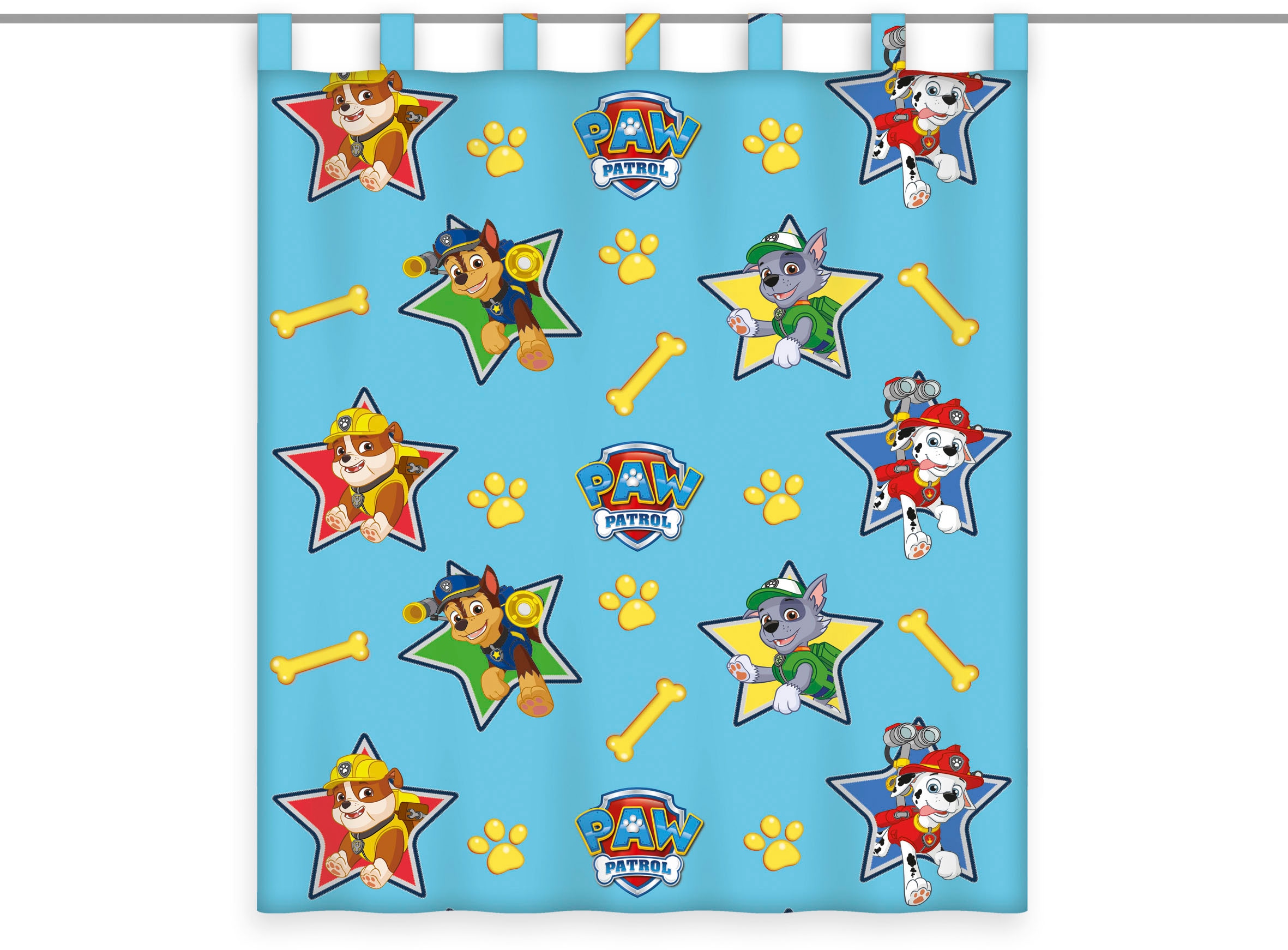 PAW PATROL Vorhang »Paw Patrol Sterne«, (1 St.)