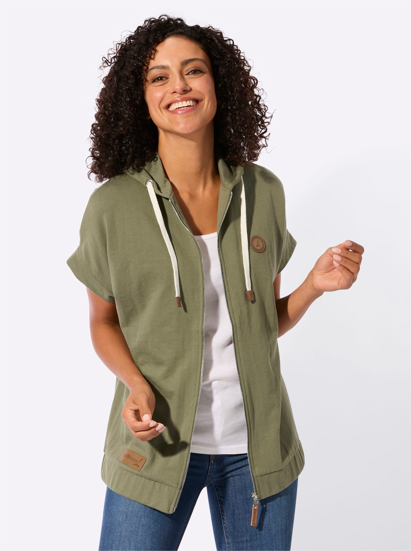 Casual Looks Shirtjacke »Sweatjacke« 1 tlg.