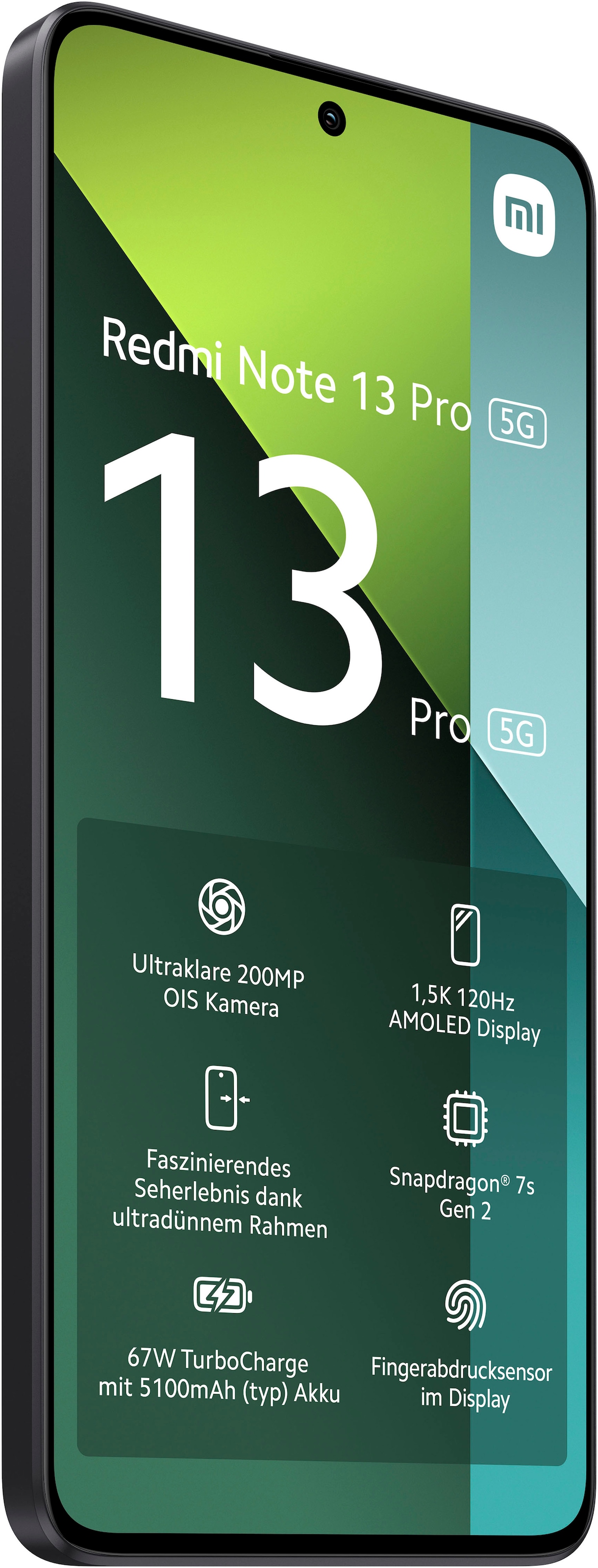 Xiaomi Smartphone »Redmi Note 13 Pro 5G 8+256GB«, Midnight Black