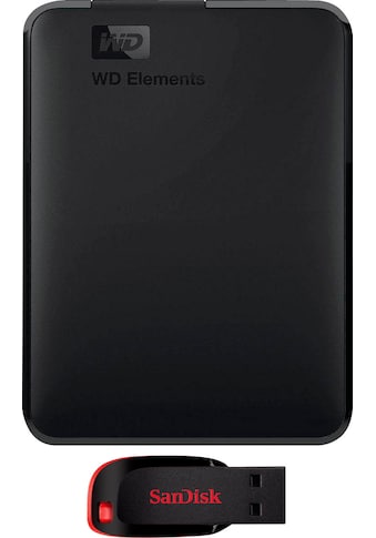 externe HDD-Festplatte »Elements Portable«, 2,5 Zoll, Anschluss USB 2.0-USB 3.0