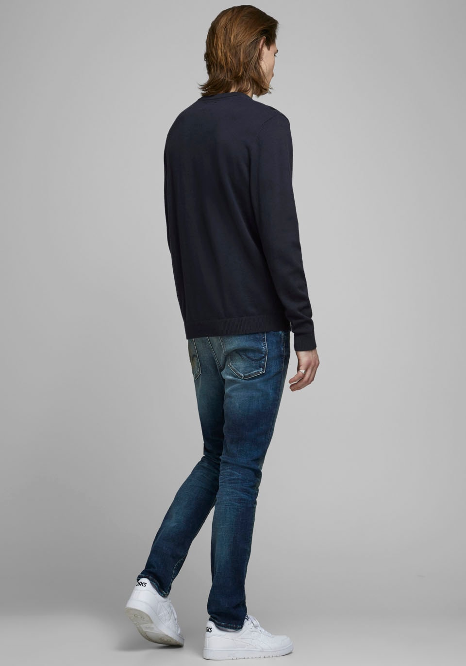 Jack & Jones Rundhalspullover »BASIC KNIT CREW NECK«