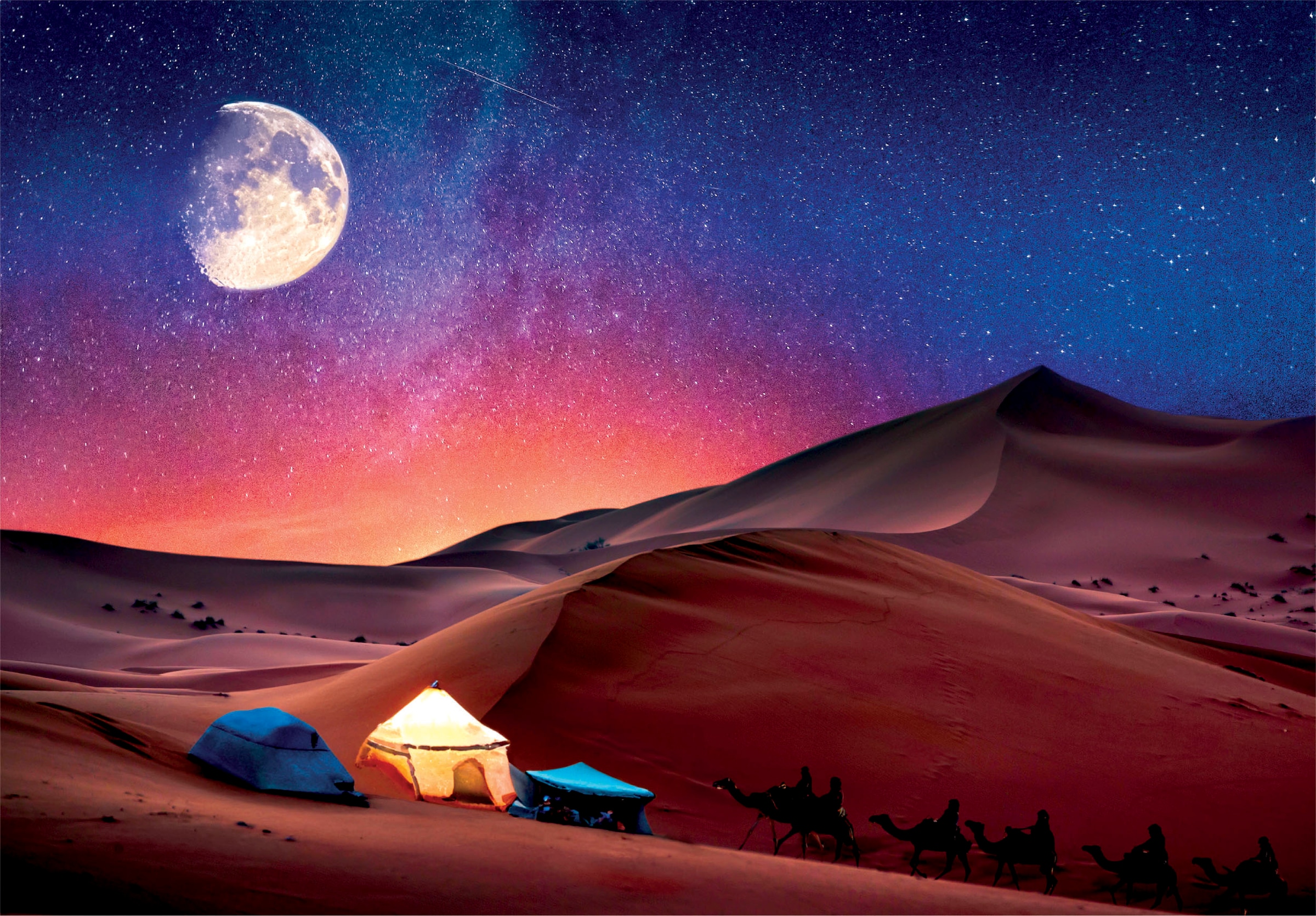 Clementoni® Puzzle »Peace Puzzle, Starry Night Dream«, Made in Europe
