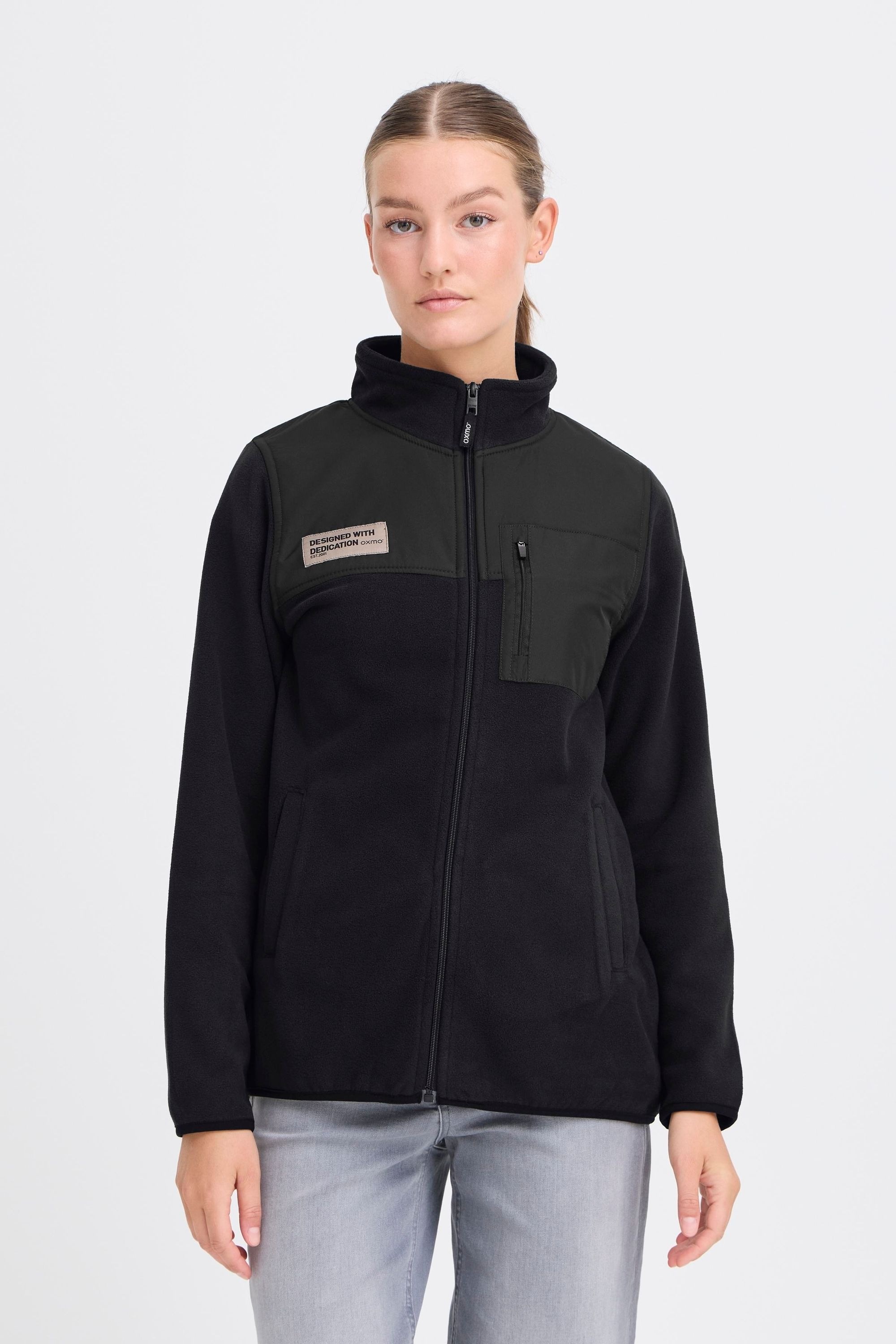 OXMO Trainingsjacke »Trainingsjacke OXNETE FLEECE JACKET«