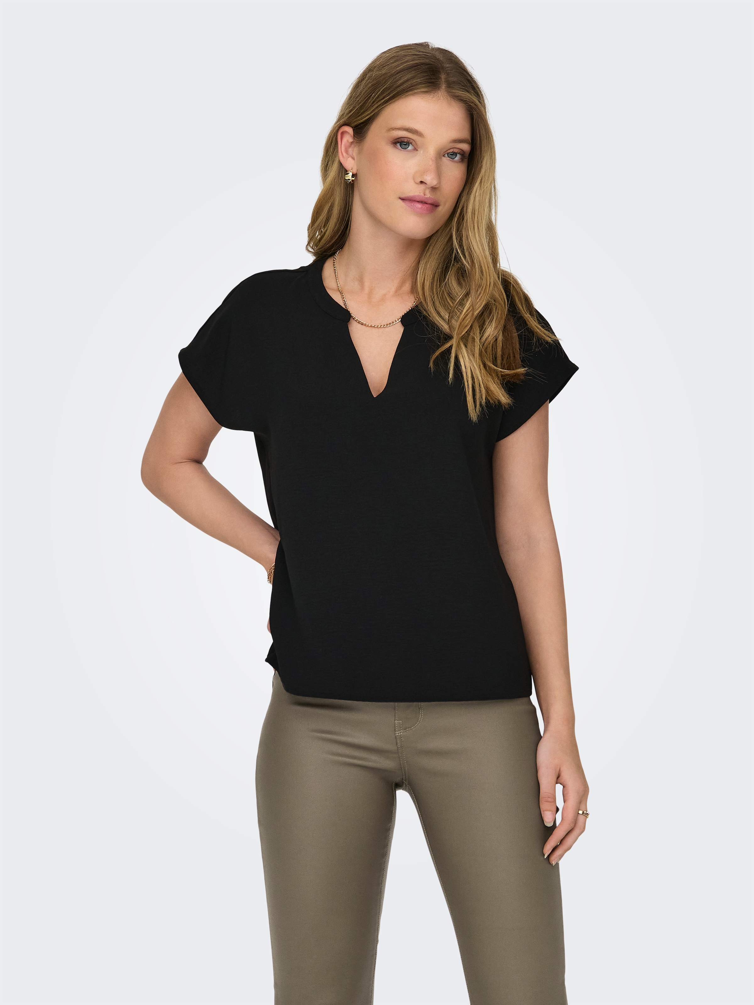 JDY Shirtbluse »JDYLION S/S TOP WVN NOOS«
