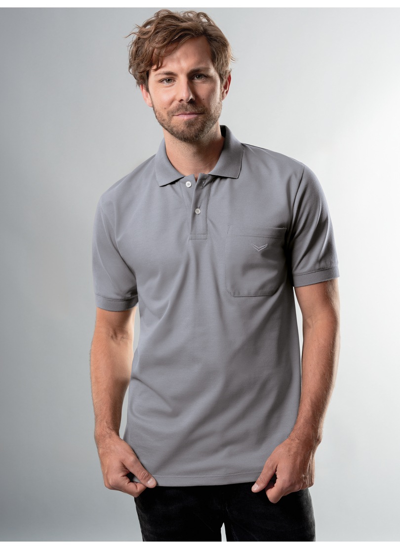 Trigema Poloshirt »TRIGEMA Polohemd mit Brusttasche«, (1 tlg.)