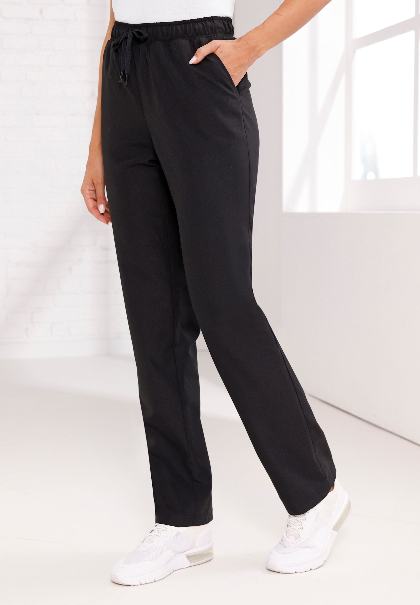 Sieh an! Schlupfhose »Freizeithose Freizeithose aus atmungsaktiver Microfaser«