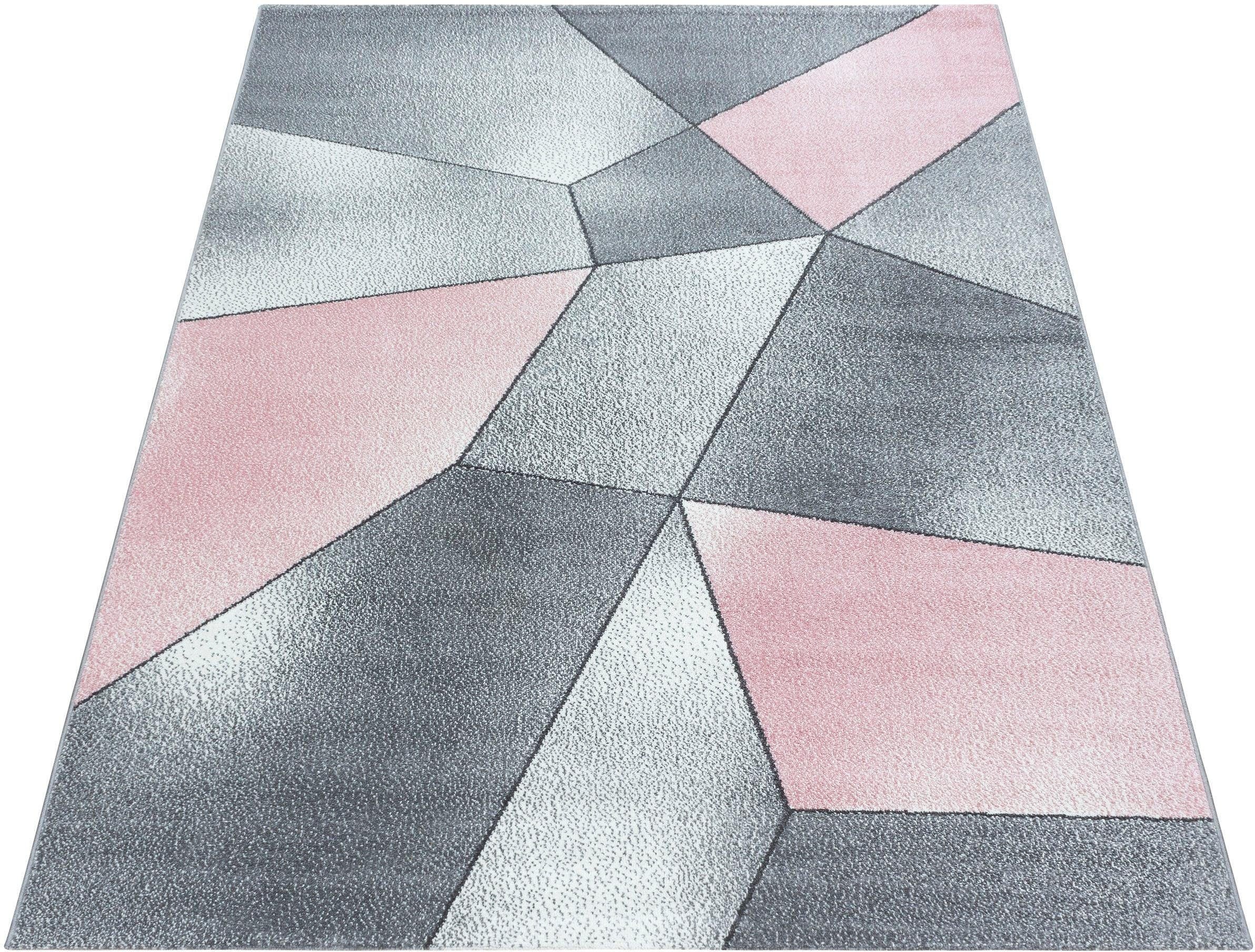 Ayyildiz Teppiche Teppich »Beta 1120« rechteckig 11 mm Höhe auch als Läufer, Kurzflor, Wohnzimmer