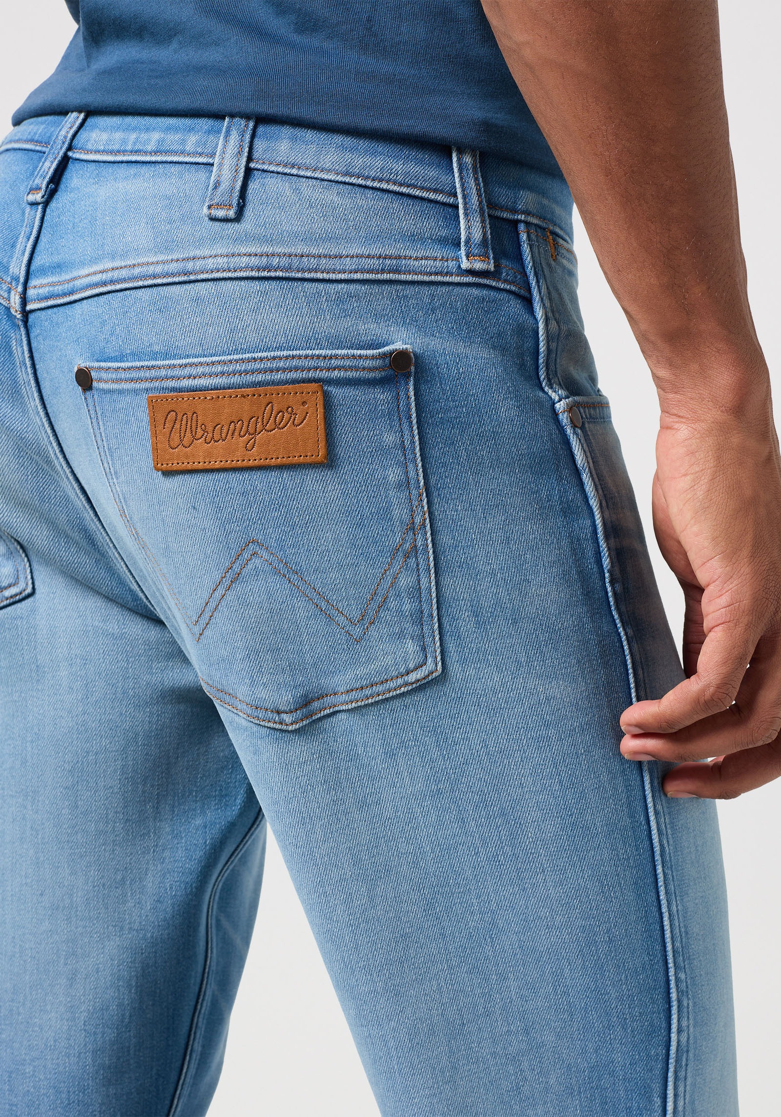 Wrangler 5-Pocket-Jeans »GREENSBORO FREE TO STRETCH«, Free to stretch material