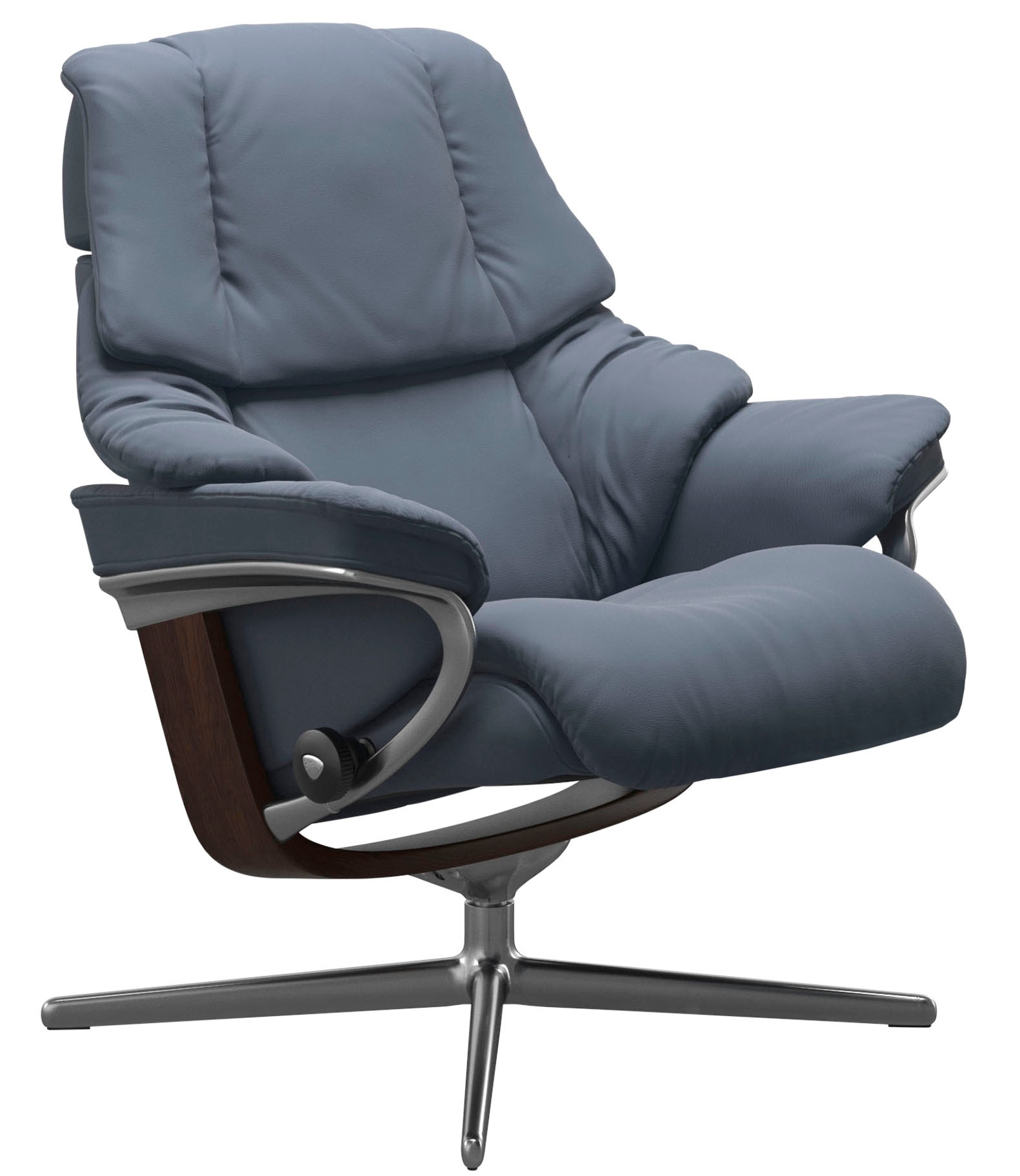 Stressless® Relaxsessel »Reno«, mit Cross Base, Größe S, M & L, Holzakzent Braun