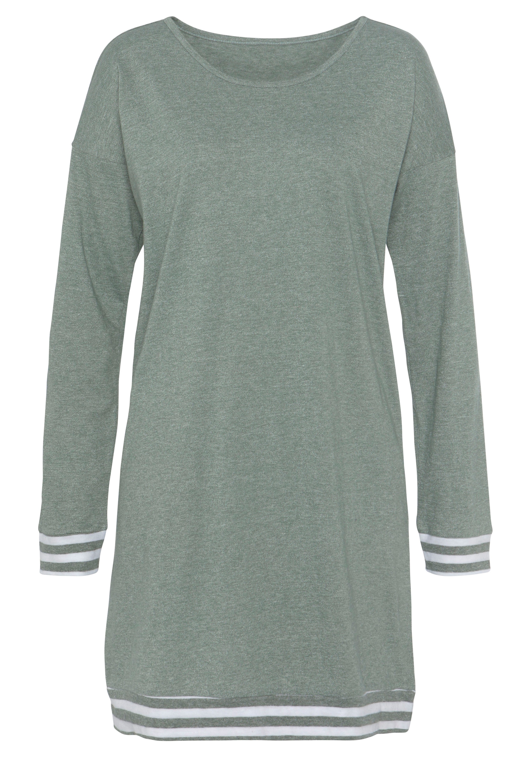 Vivance Dreams Sleepshirt, mit Streifen-Details