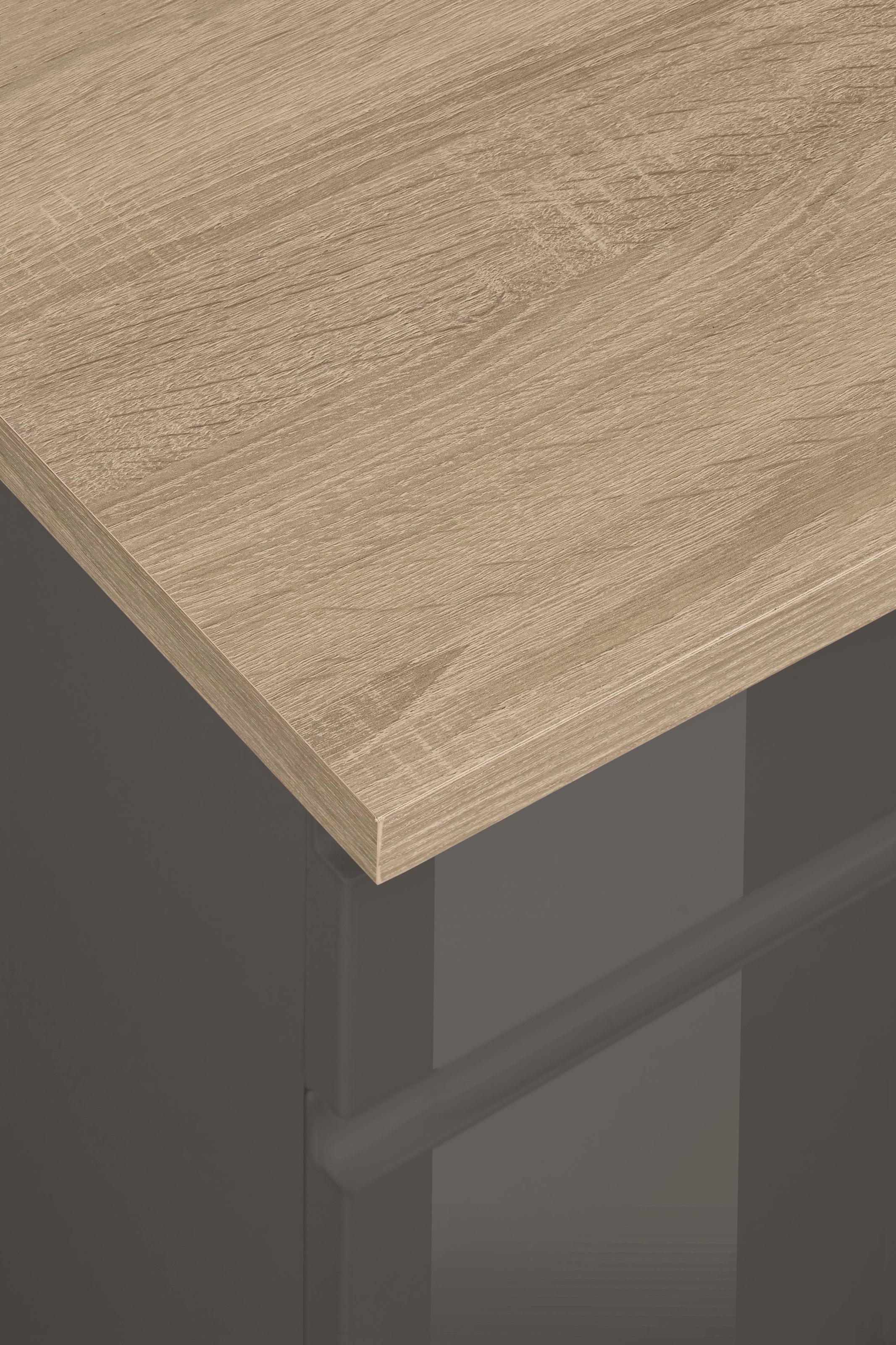 KOCHSTATION Küchenzeile »KS-Virginia«, Breite 390 cm, mit Glaskeramik-oder Induktionskochfeld
