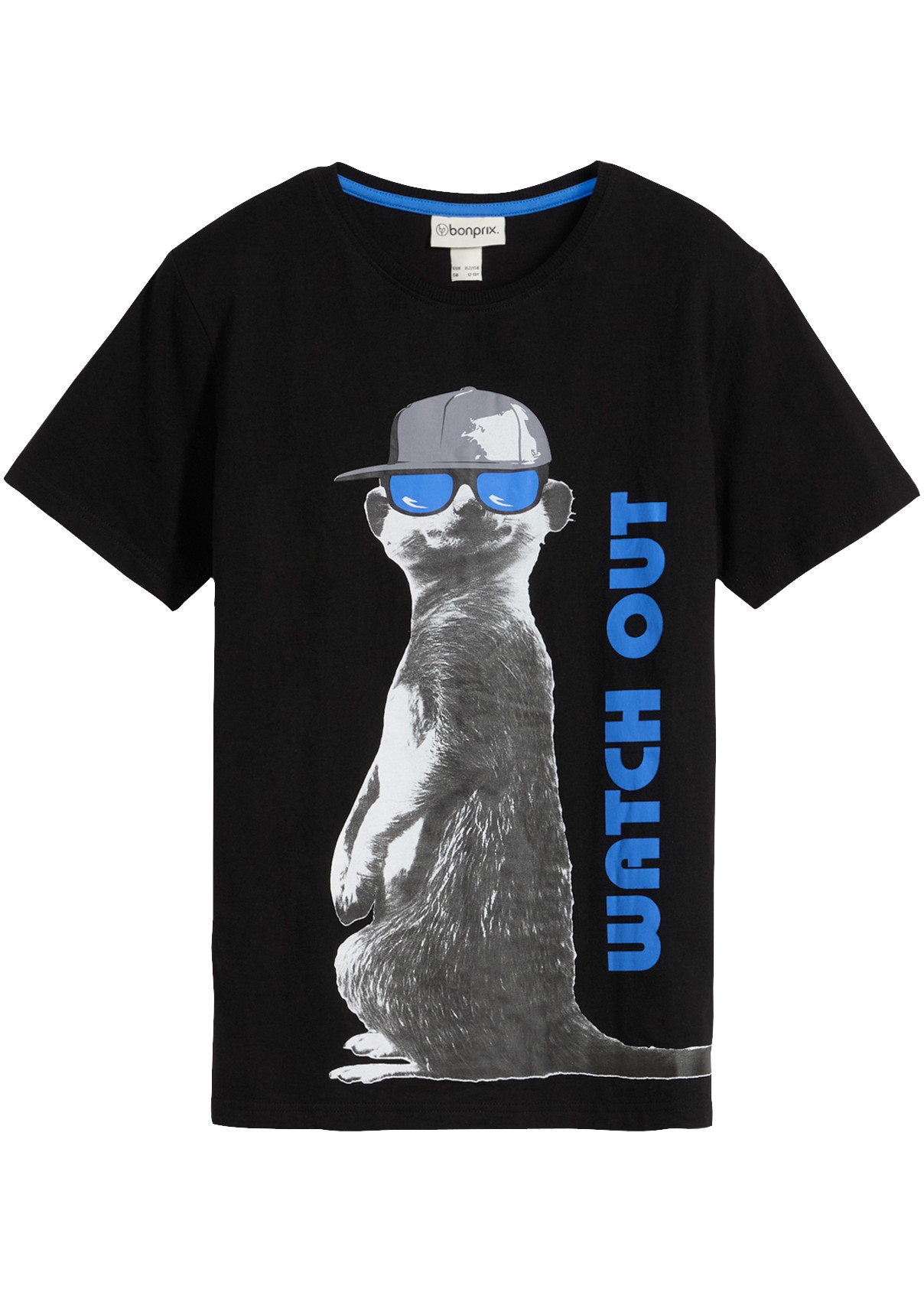 bonprix T-Shirt normale Passform, Kurzarm, mit Rundhalsausschnitt