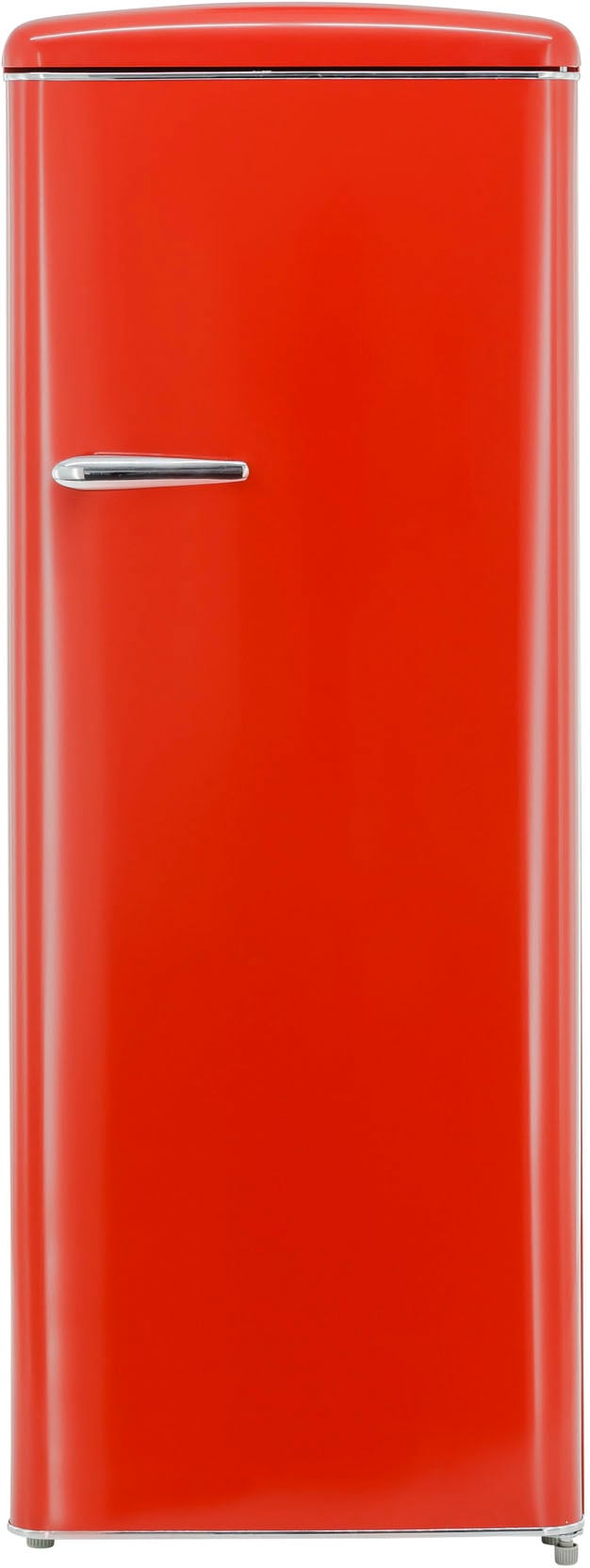 exquisit Kühlschrank »RKS325-V-H-160F«, RKS325-V-H-160F rot, 144 cm hoch, 55 cm breit, 229 L Volumen