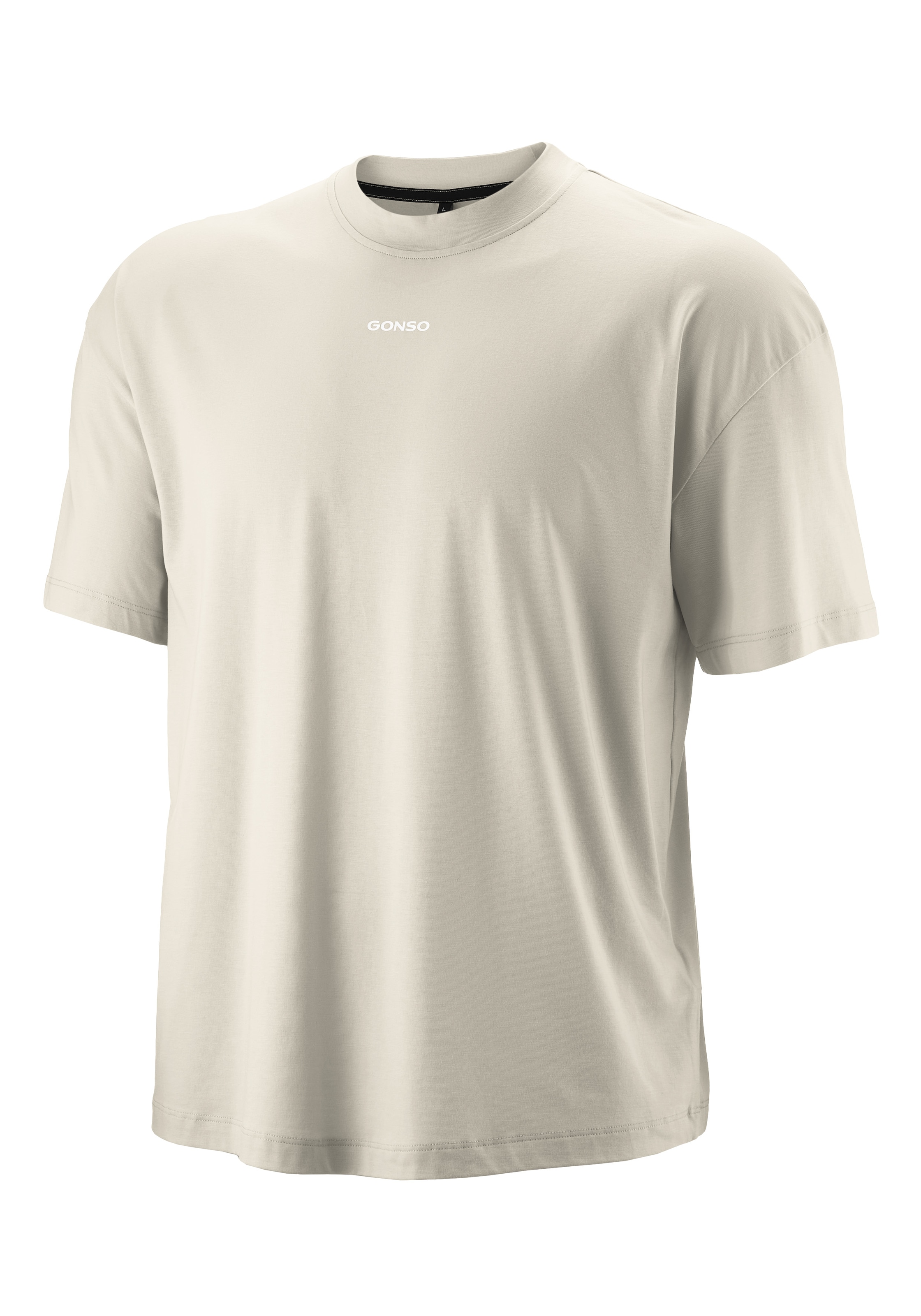 Gonso Rundhalsshirt »Off-Bike T-Shirt Oversized Unisex«, Unisex T-Shirt mit Logo, Off-Bike Shirt, Oversize-Fit
