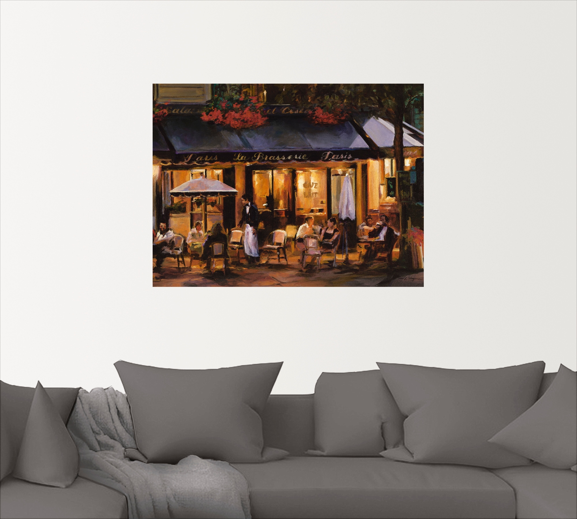 Artland Wandbild »Brauerei«, Restaurant & Cafés, (1 St.), als Leinwandbild, Poster, Wandaufkleber in verschied. Größen